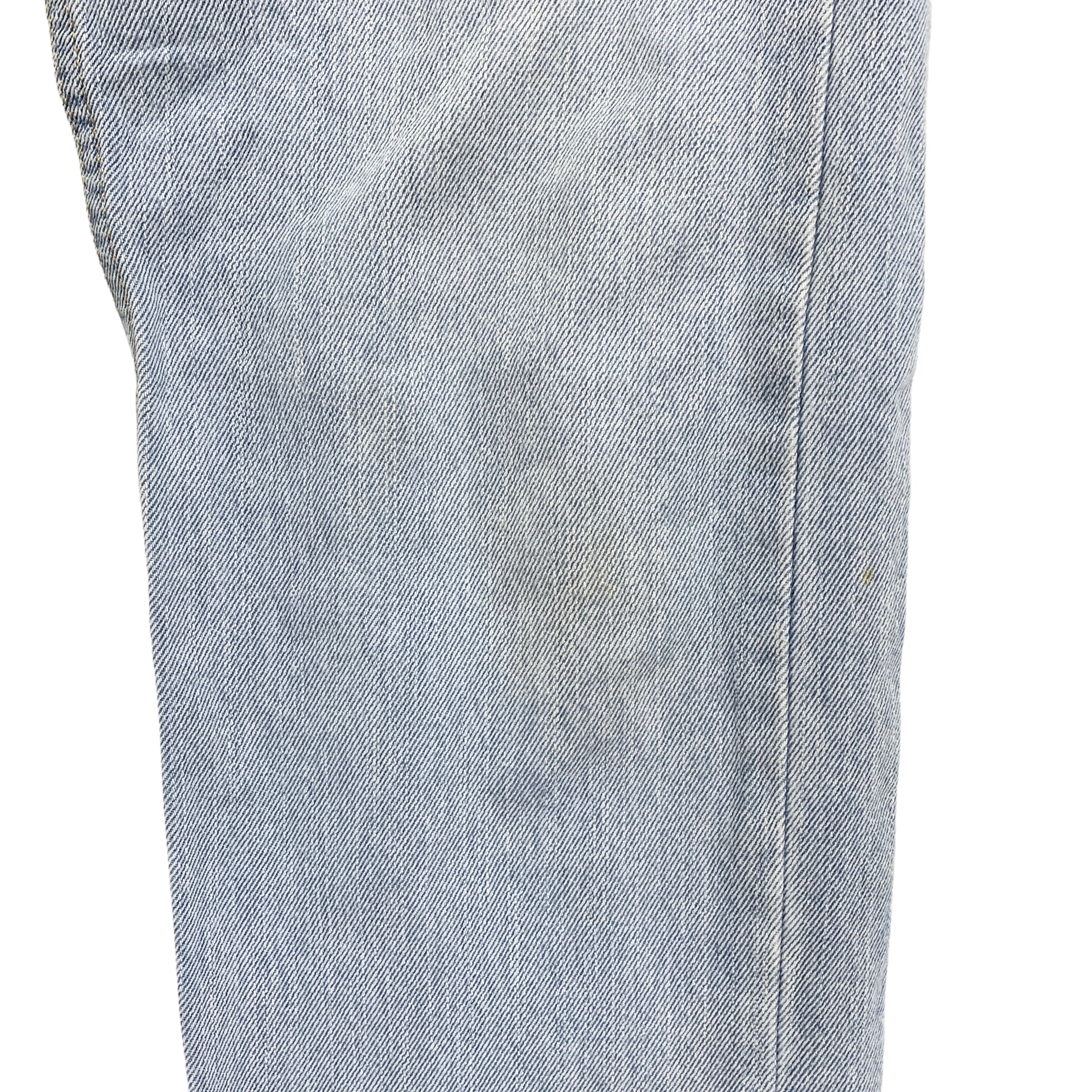 Levis 505 Jeans W32 L30 Mens Light Blue Regular Straight Fit Vintage Denim