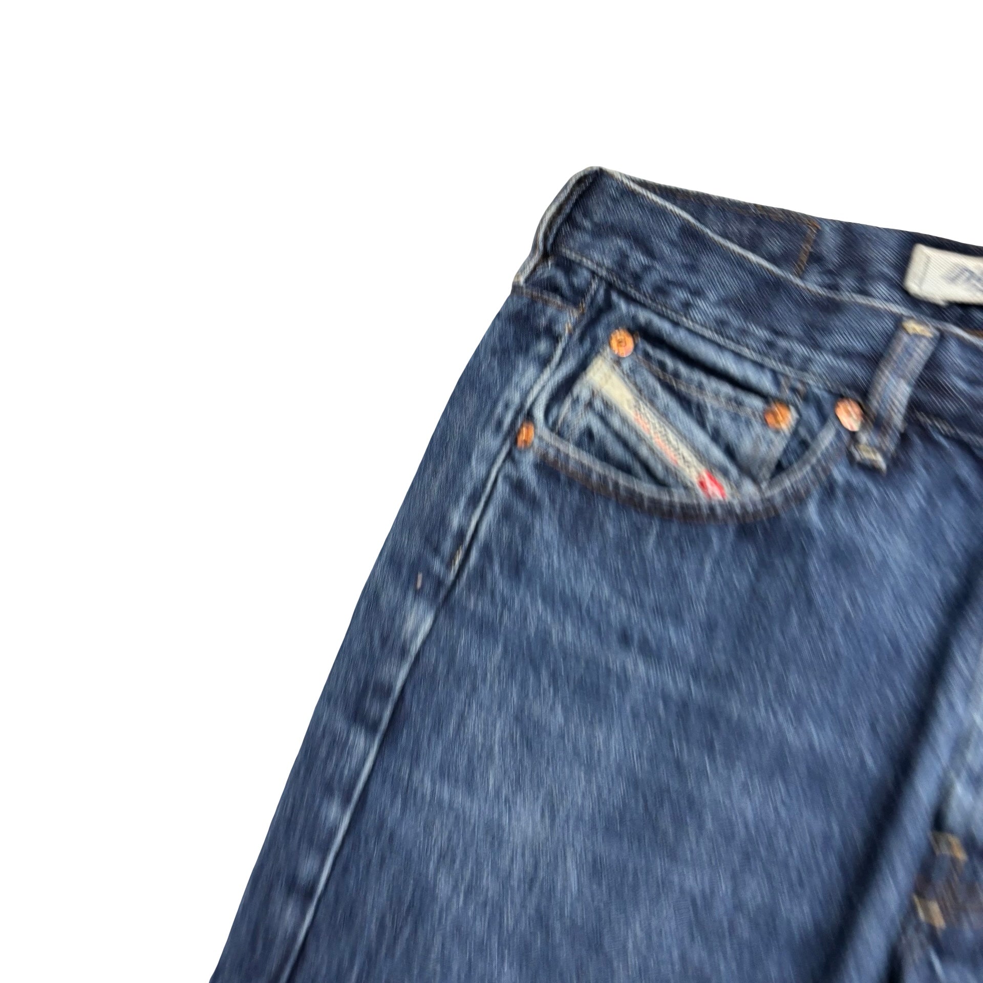 Diesel Kulter Jeans W32 L31 Mens Dark Blue Regular Straight Vintage Denim (E)