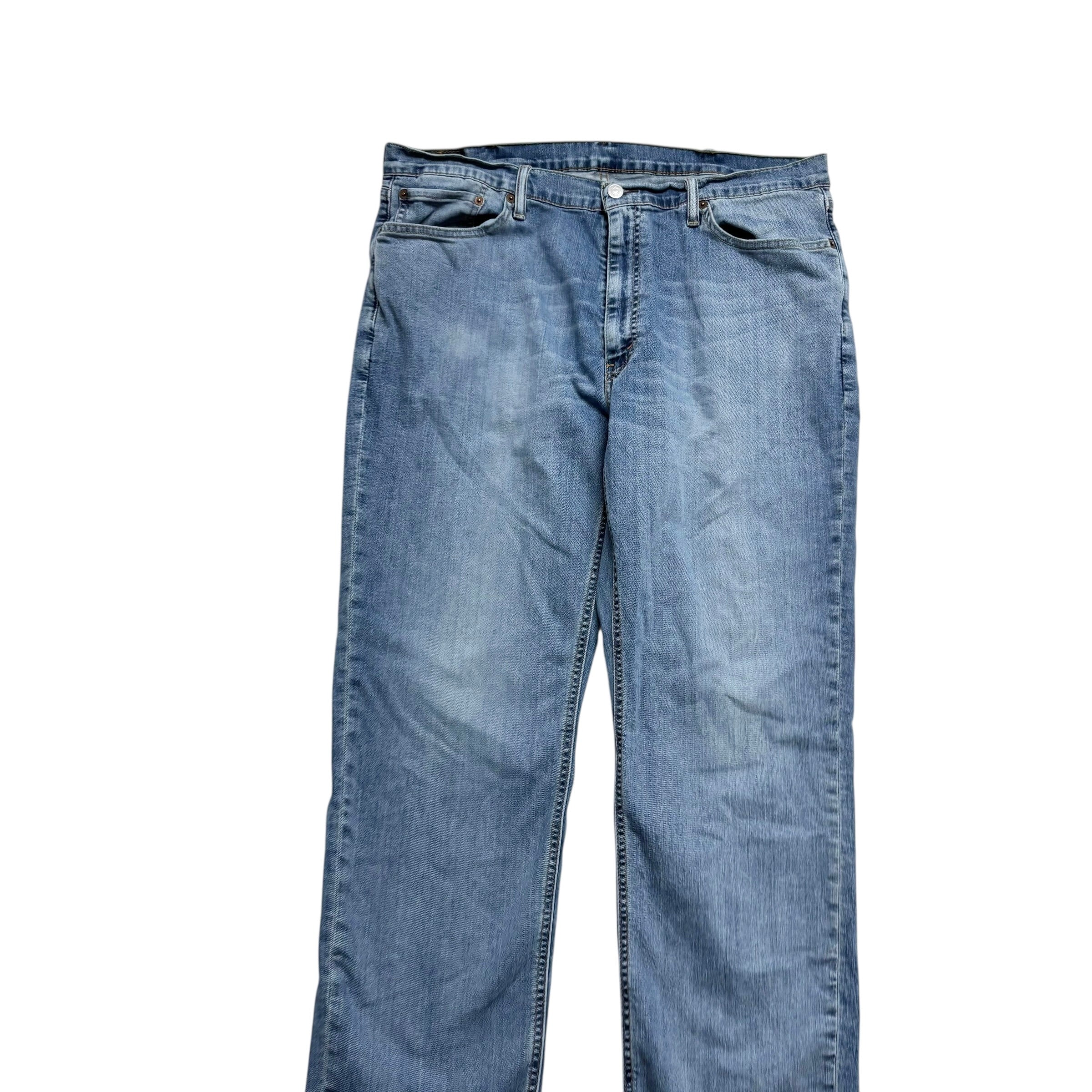 Levis 541 Jeans W38 L29 Mens Light Blue Athletic Tapered Fit Stretch Denim