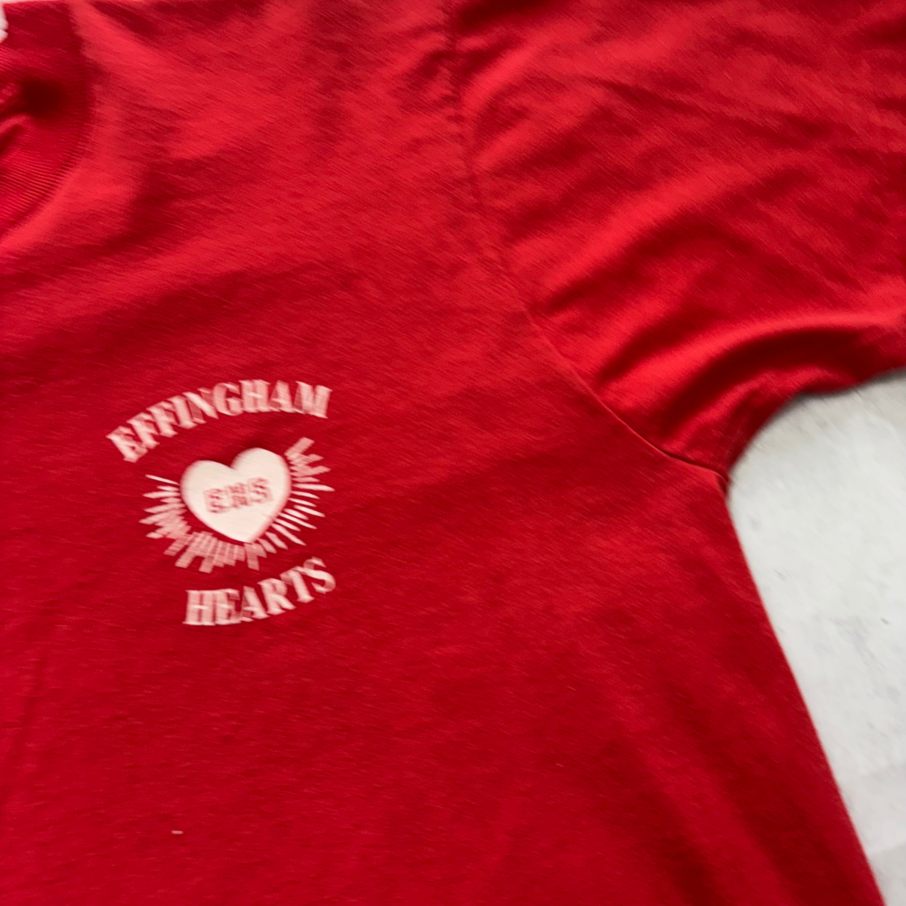 Vintage T Shirt Mens Small Red Single Stitch Graphic Print 90s USA (E)