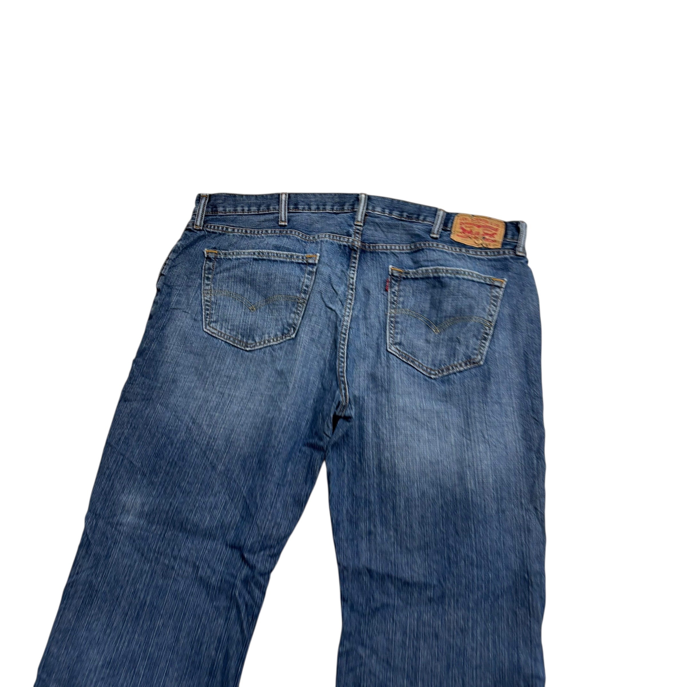 Levis 559 Jeans W42 L30 Mens Mid Blue Baggy Relaxed Straight Fit Denim