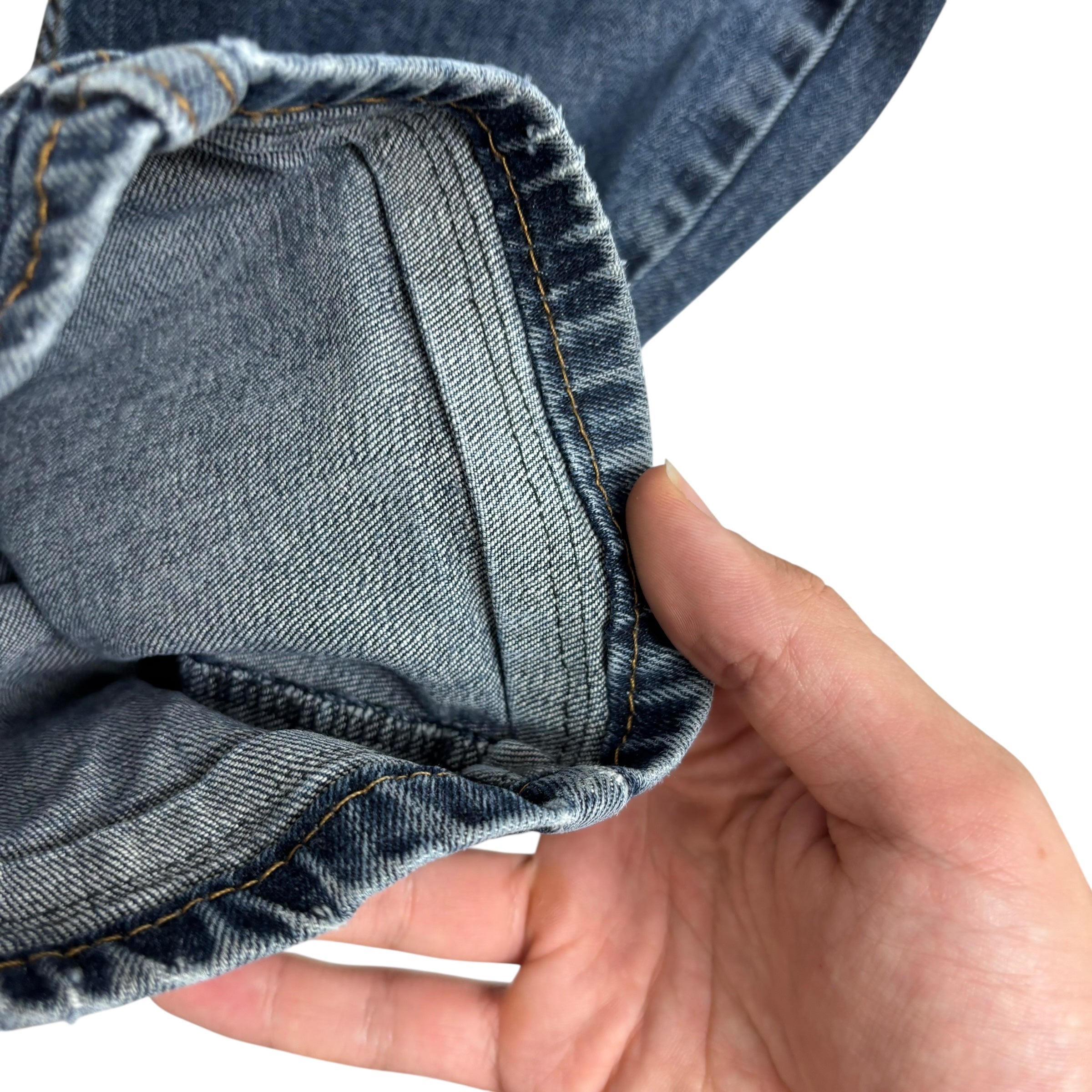 Levis 514 Jeans W36 L28 Mens Mid Blue Regular Straight Fit Stretch Denim