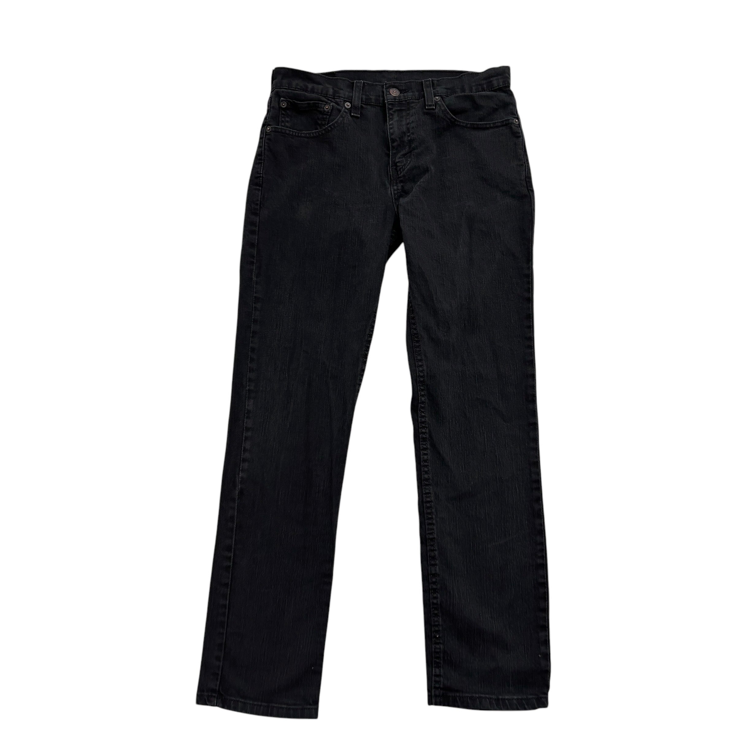 Levis 511 Jeans W31 L30 Mens Black Slim Fit Stretch Denim (E)