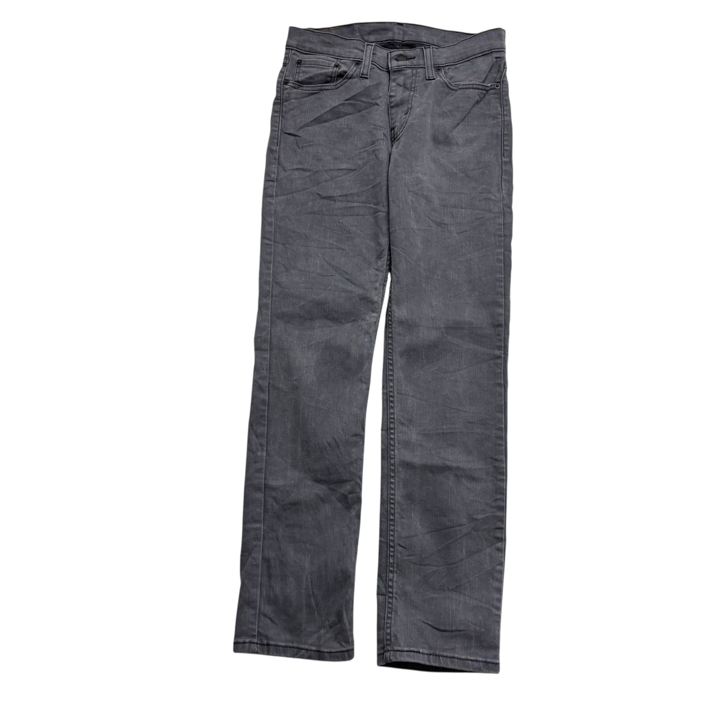 Levis 511 Jeans W29 L30 Mens Grey Slim Fit Stretch Denim
