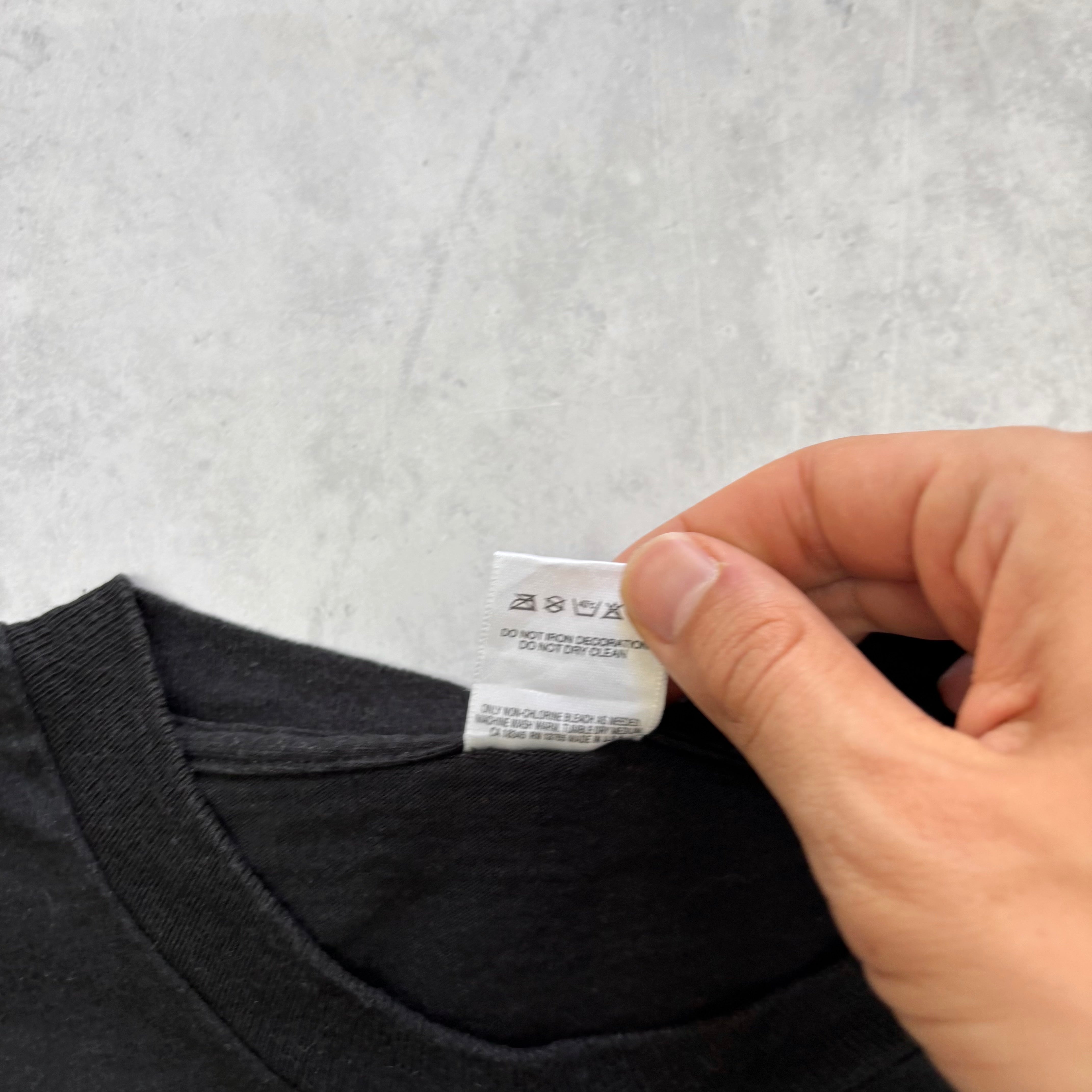 Vintage T Shirt Mens XL Black Single Stitch Graphic Print 90s Gymnastics (E)