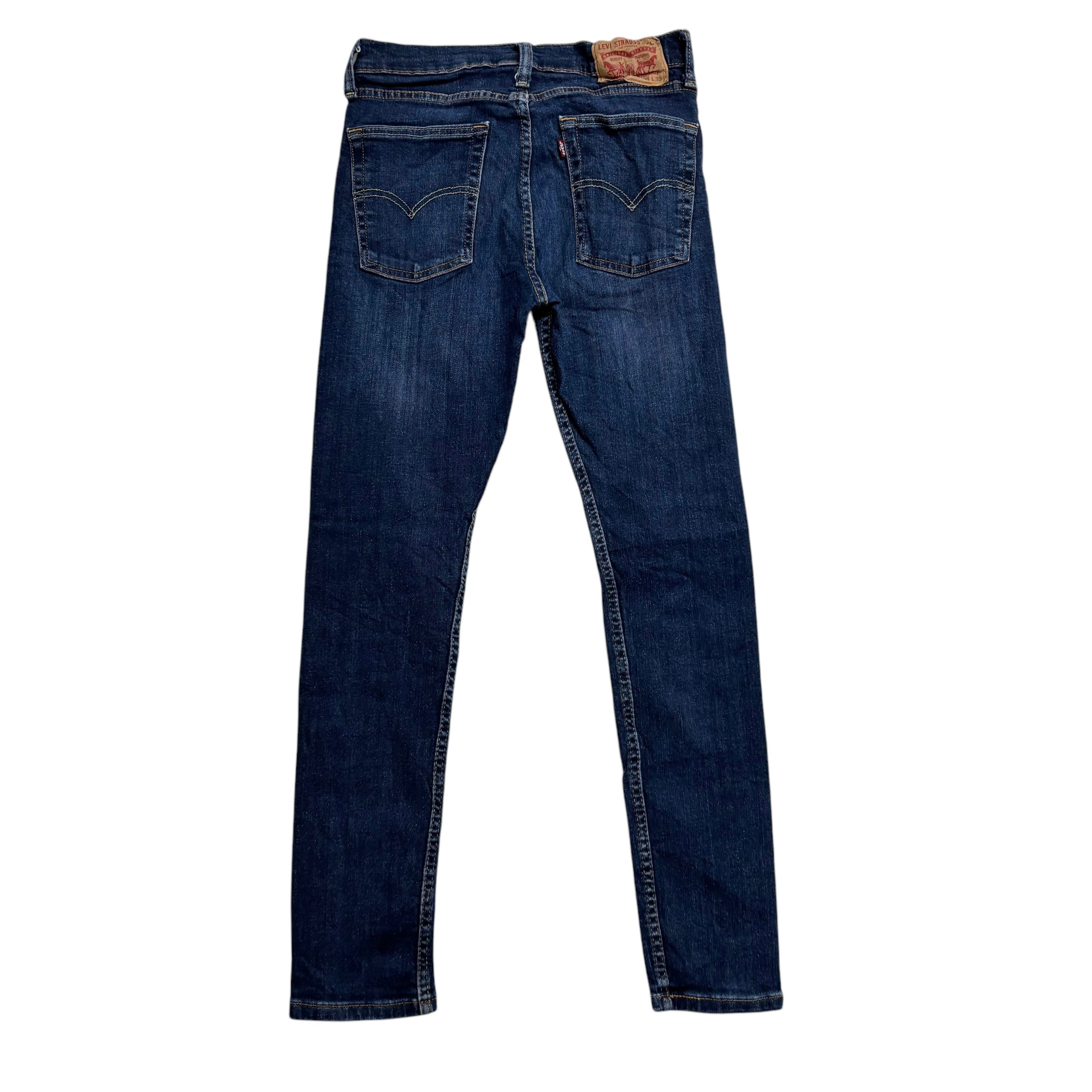 Levis 510 Jeans W29 L31 Mens Dark Blue Skinny Fit Stretch Denim (E)