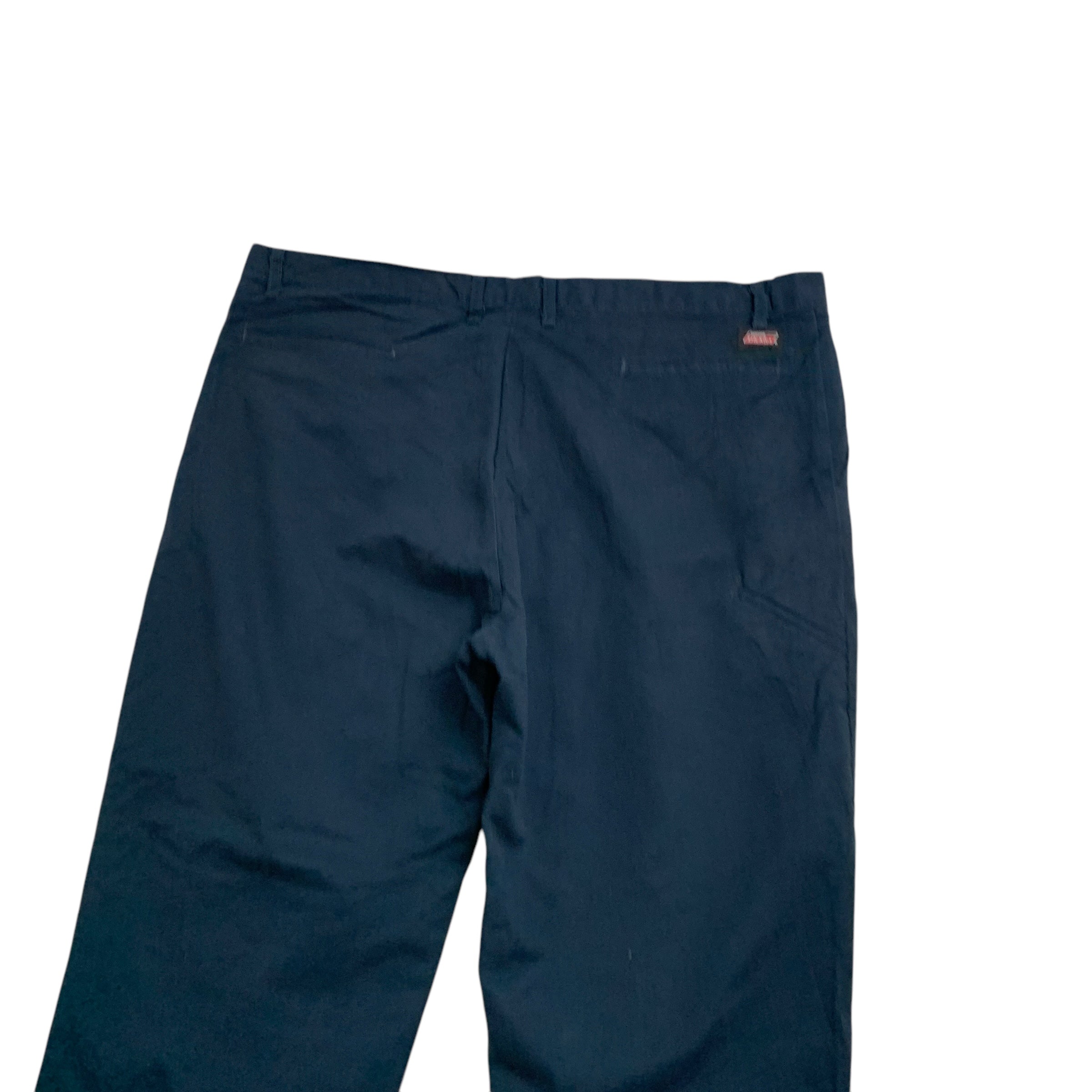 Dickies Trousers W42 L30 Mens Navy Blue Pants Relaxed Straight Fit Workwear