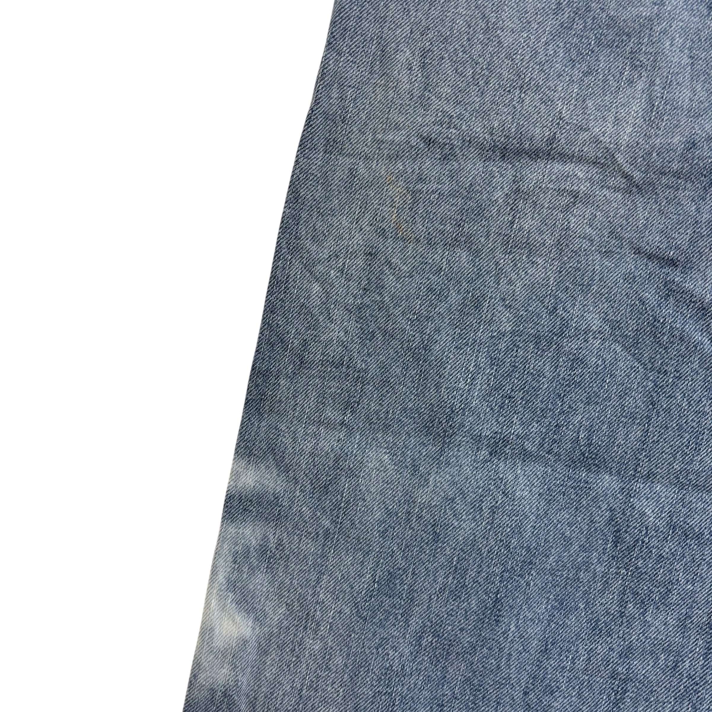 Levis 505 Jeans W38 L30 Mens Light Blue Regular Straight Fit Denim