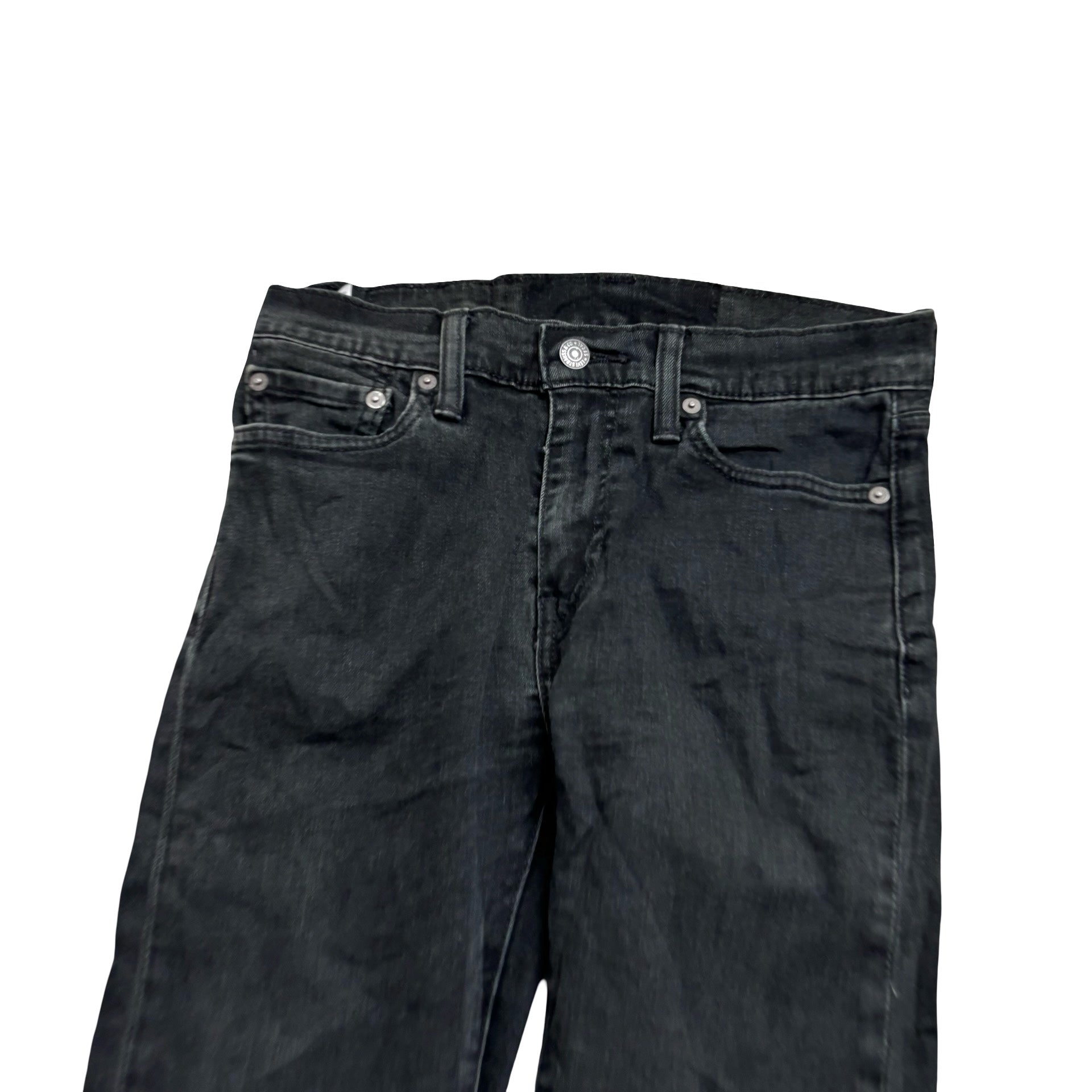 Levis 510 Jeans W28 L30 Mens Black Skinny Fit Stretch Denim