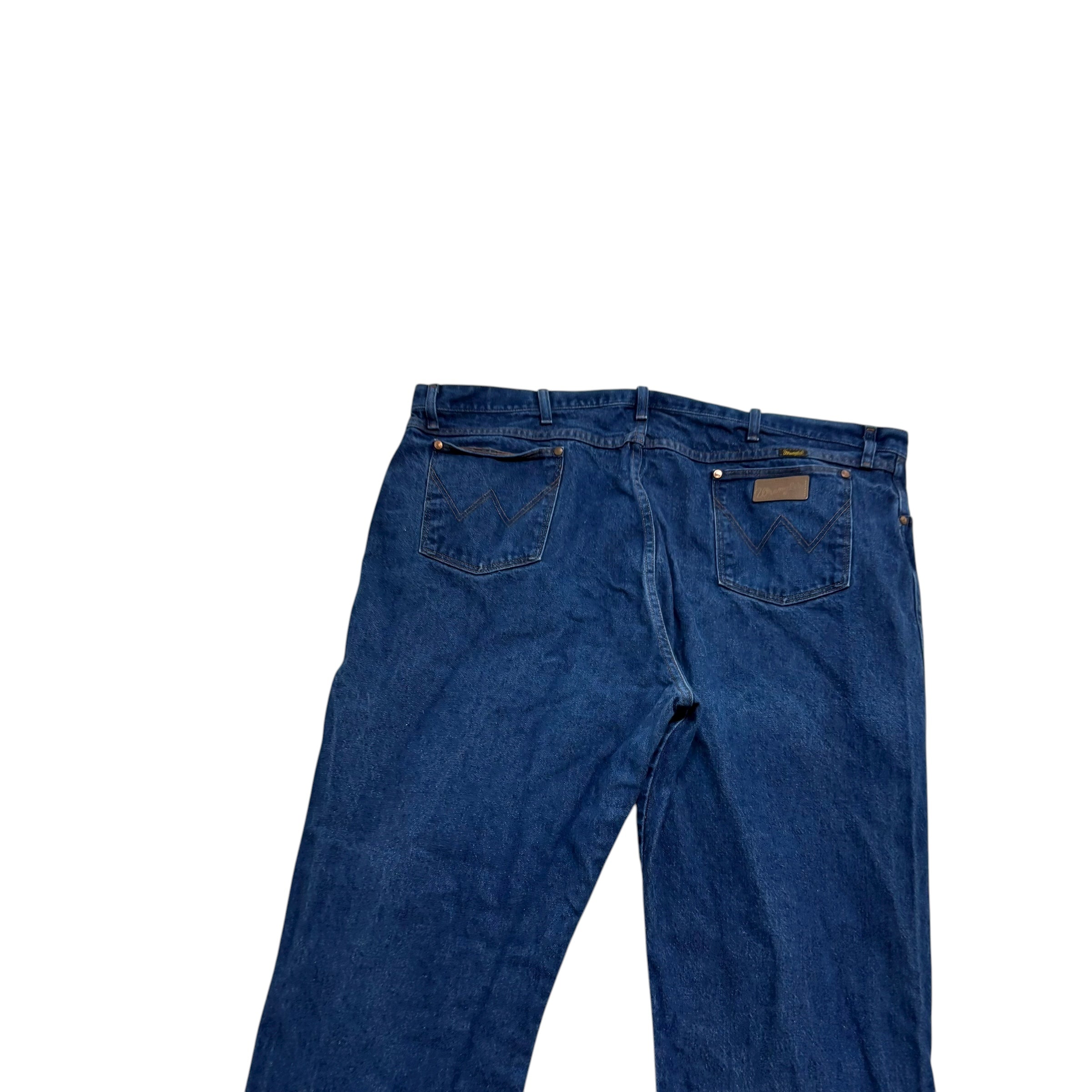 Wrangler Jeans Cowboy Cut W48 L30 Mens Dark Blue 13MWZ Original Fit Denim