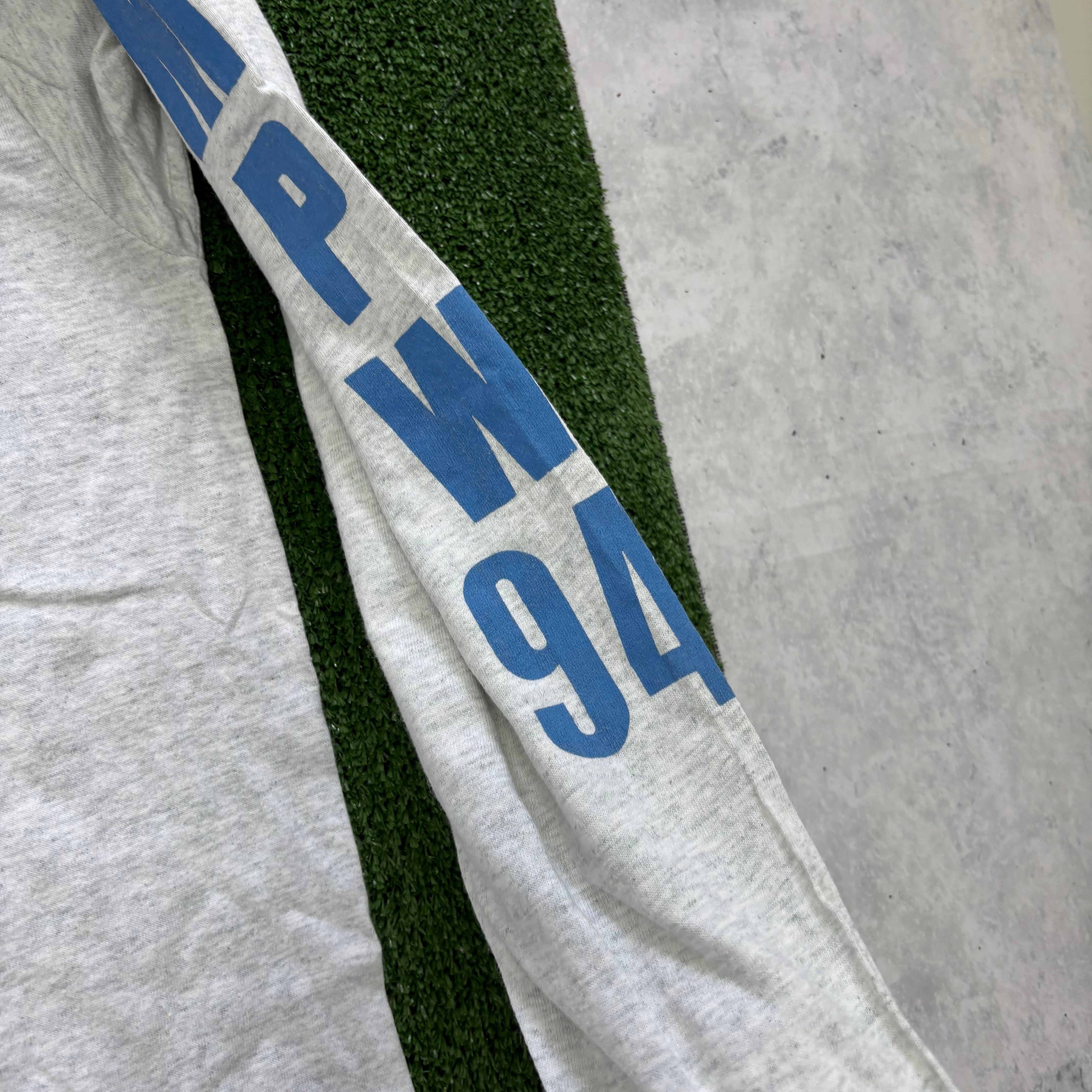 Vintage T Shirt Mens XXL Grey Single Stitch Graphic Print 90s USA (E)