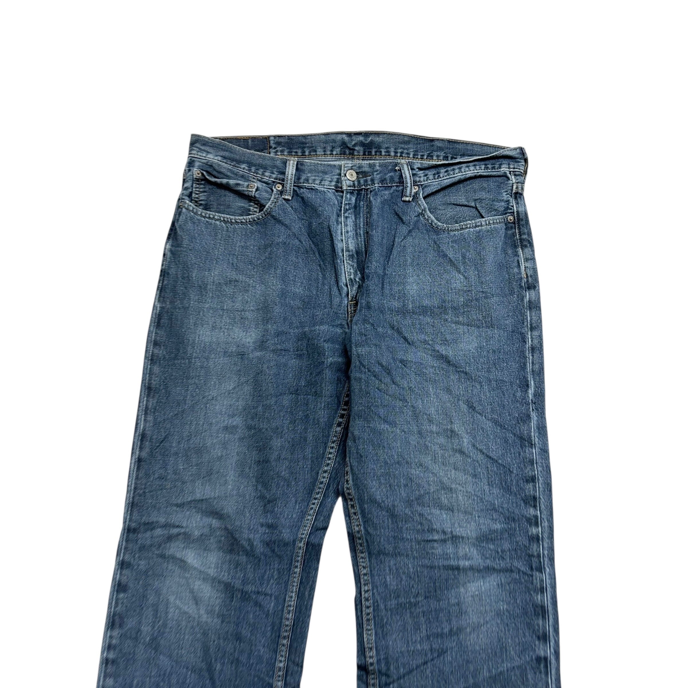 Levis 559 Jeans W38 L34 Mens Mid Blue Baggy Relaxed Straight Fit Denim