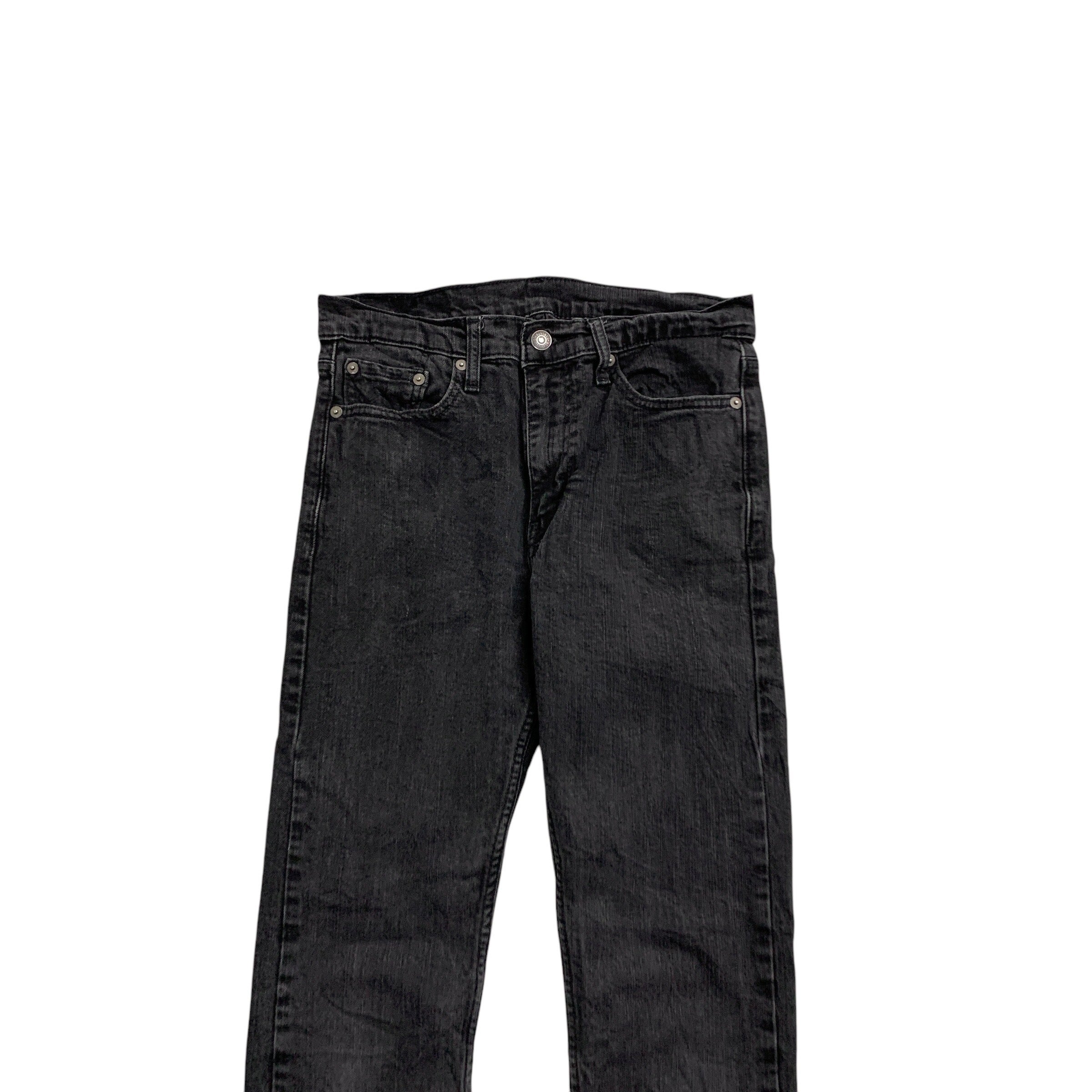 Levis 510 Jeans W29 L28 Mens Black Skinny Fit Stretch Denim (E)