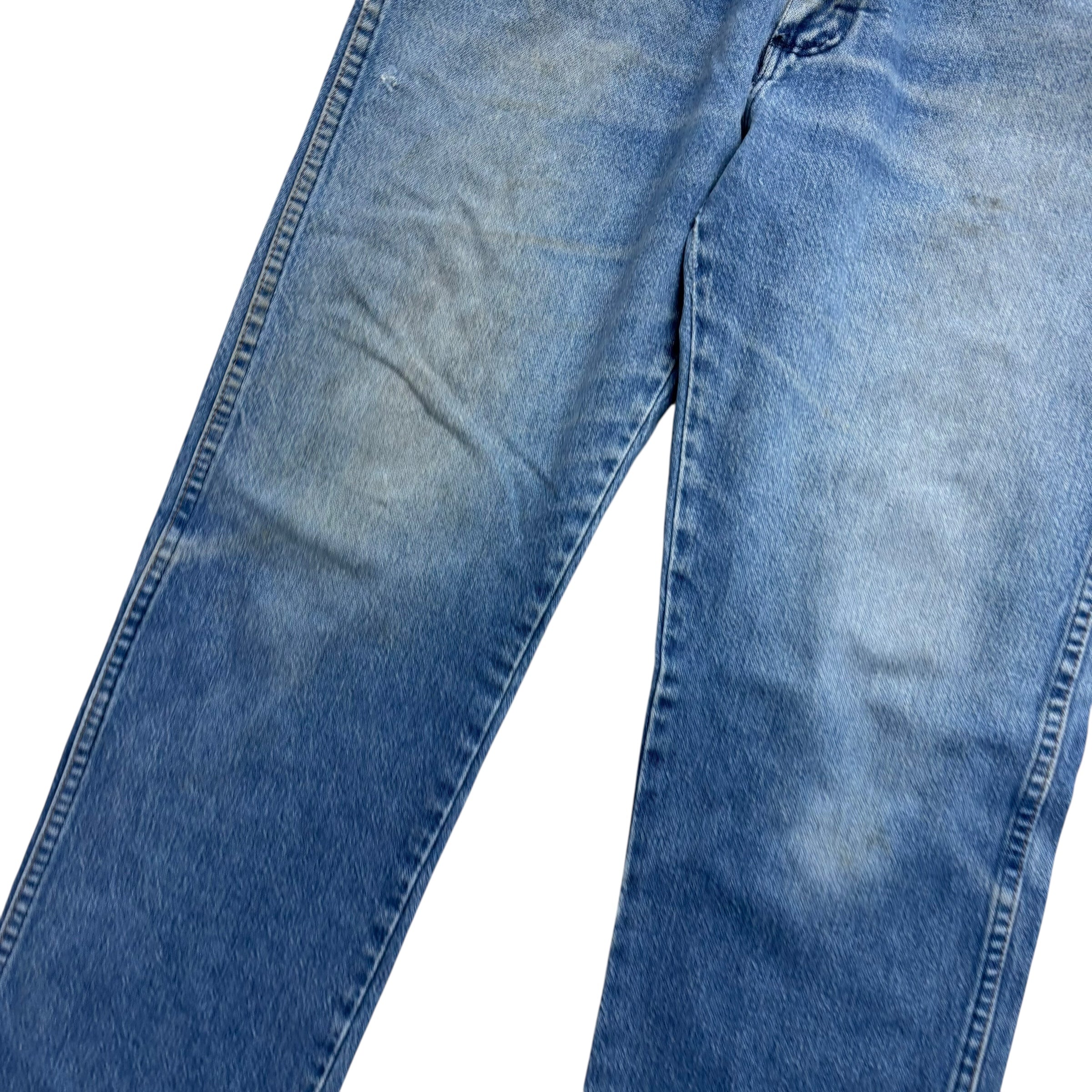 Wrangler Jeans Cowboy Cut W32 L34 Mens Mid Blue 13MWZ USA Made Vintage (F)