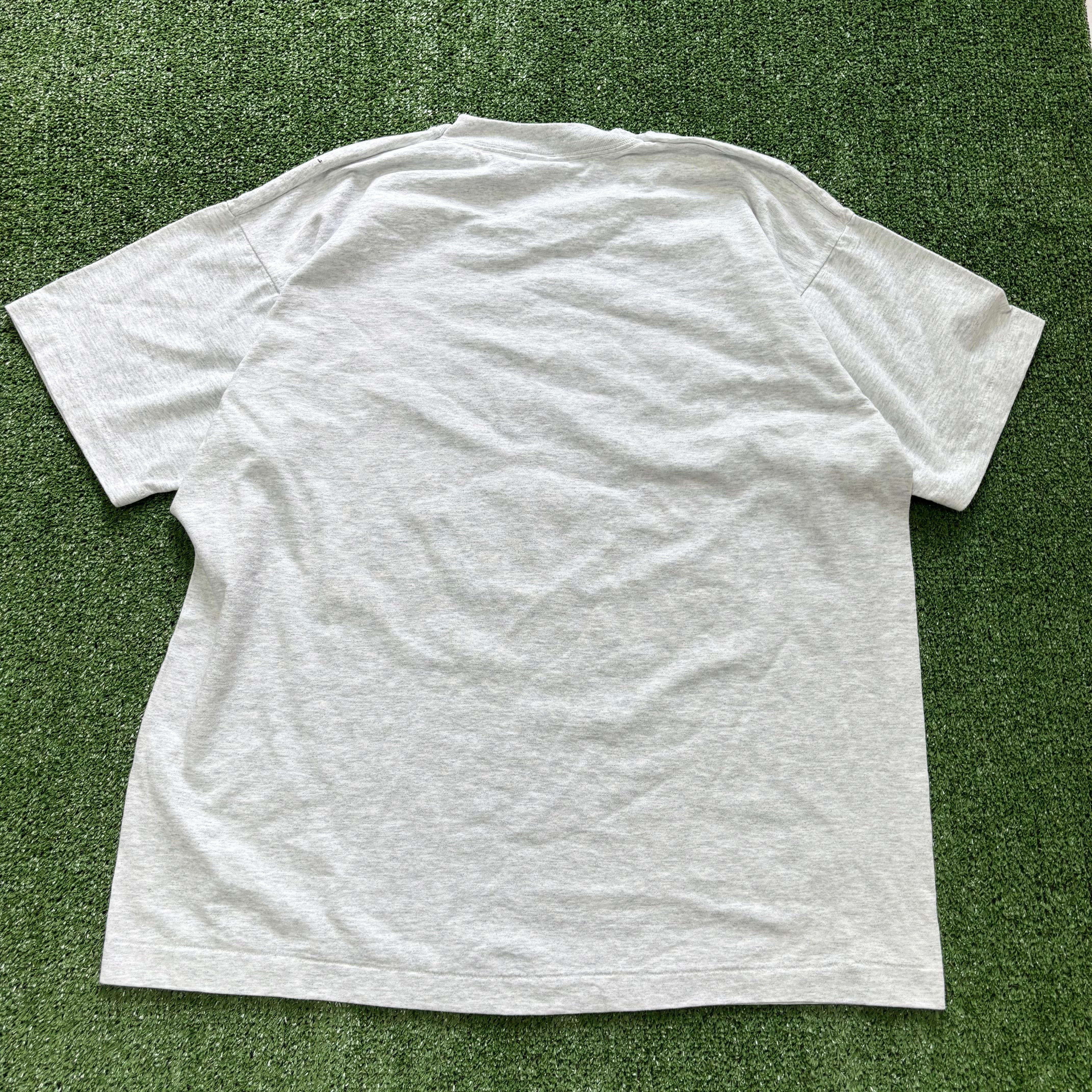 Vintage T Shirt Mens XL Grey Single Stitch Graphic Print 90s USA DARE (E)