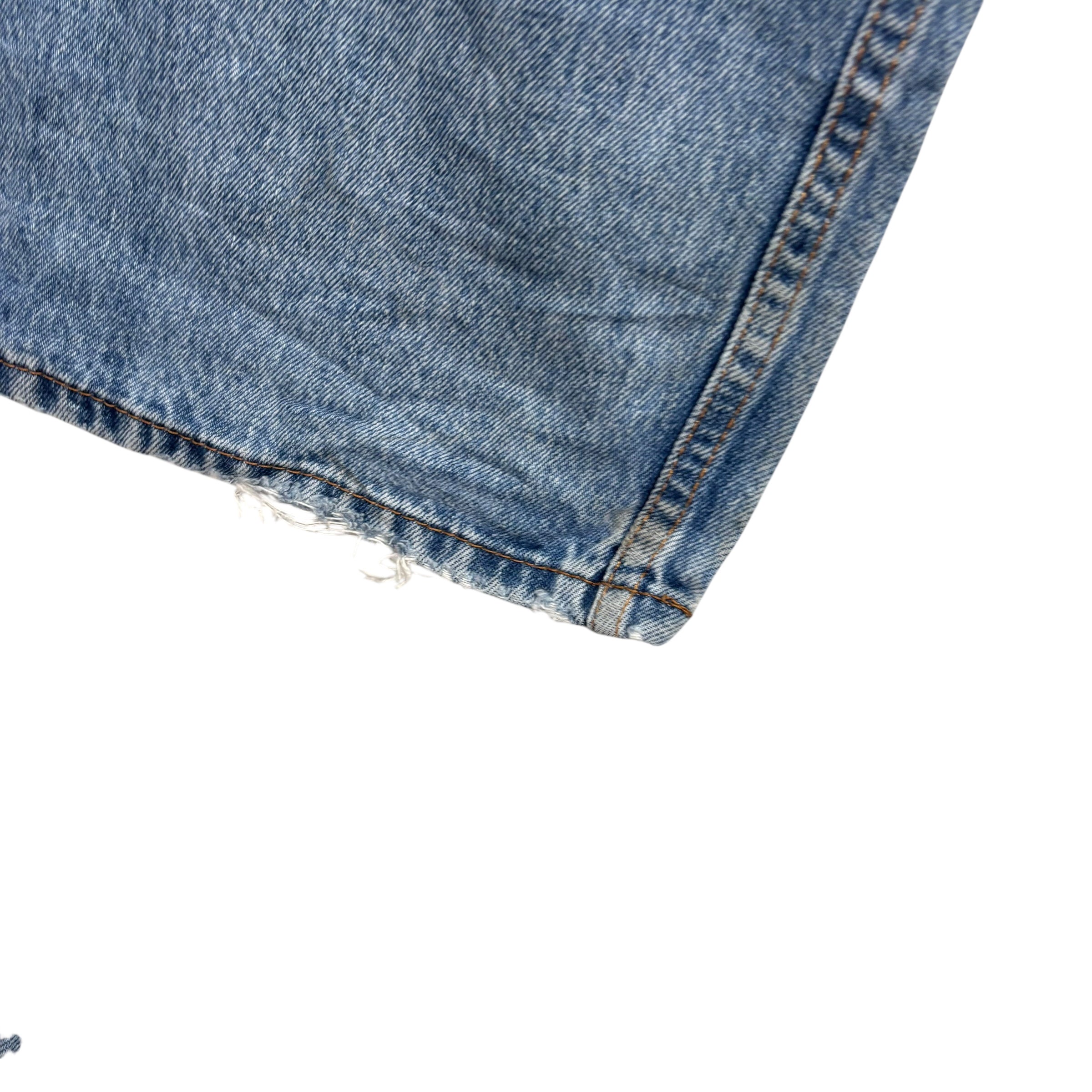 Levis 550 Jeans W40 L34 Mens Light Blue Baggy Relaxed Straight Fit Denim (F)