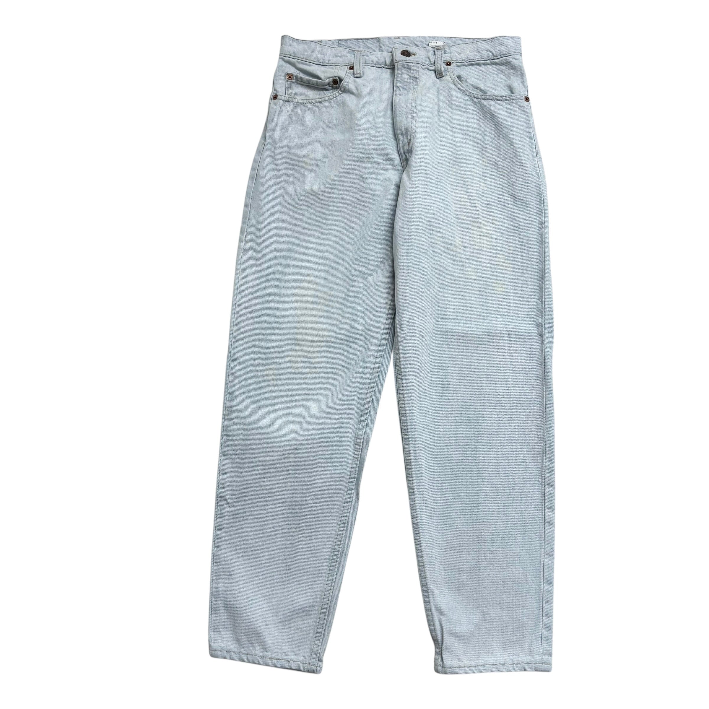 Levis 550 Jeans W32 L30 Mens Light Blue Relaxed Tapered Fit USA Made Vintage