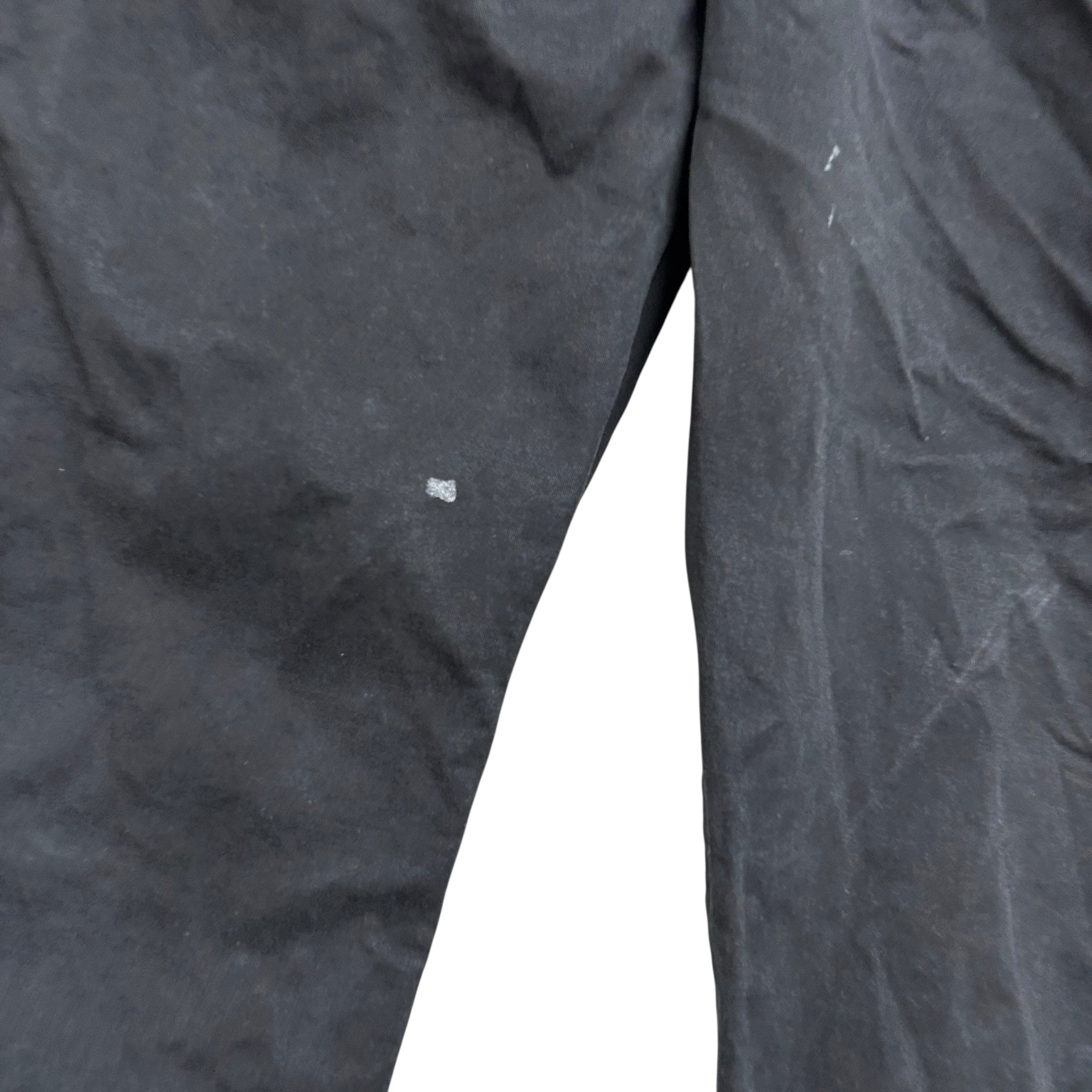 Wrangler Trousers W40 L29 Mens Black Regular Straight Fit Stretch Pants