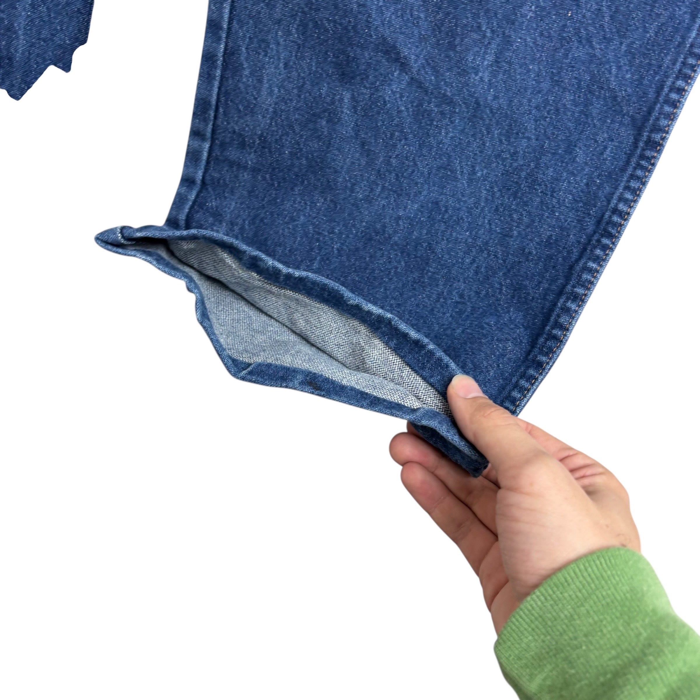 Wrangler Jeans Cowboy Cut W48 L27 Mens Mid Blue 13MWZ Original Fit Denim