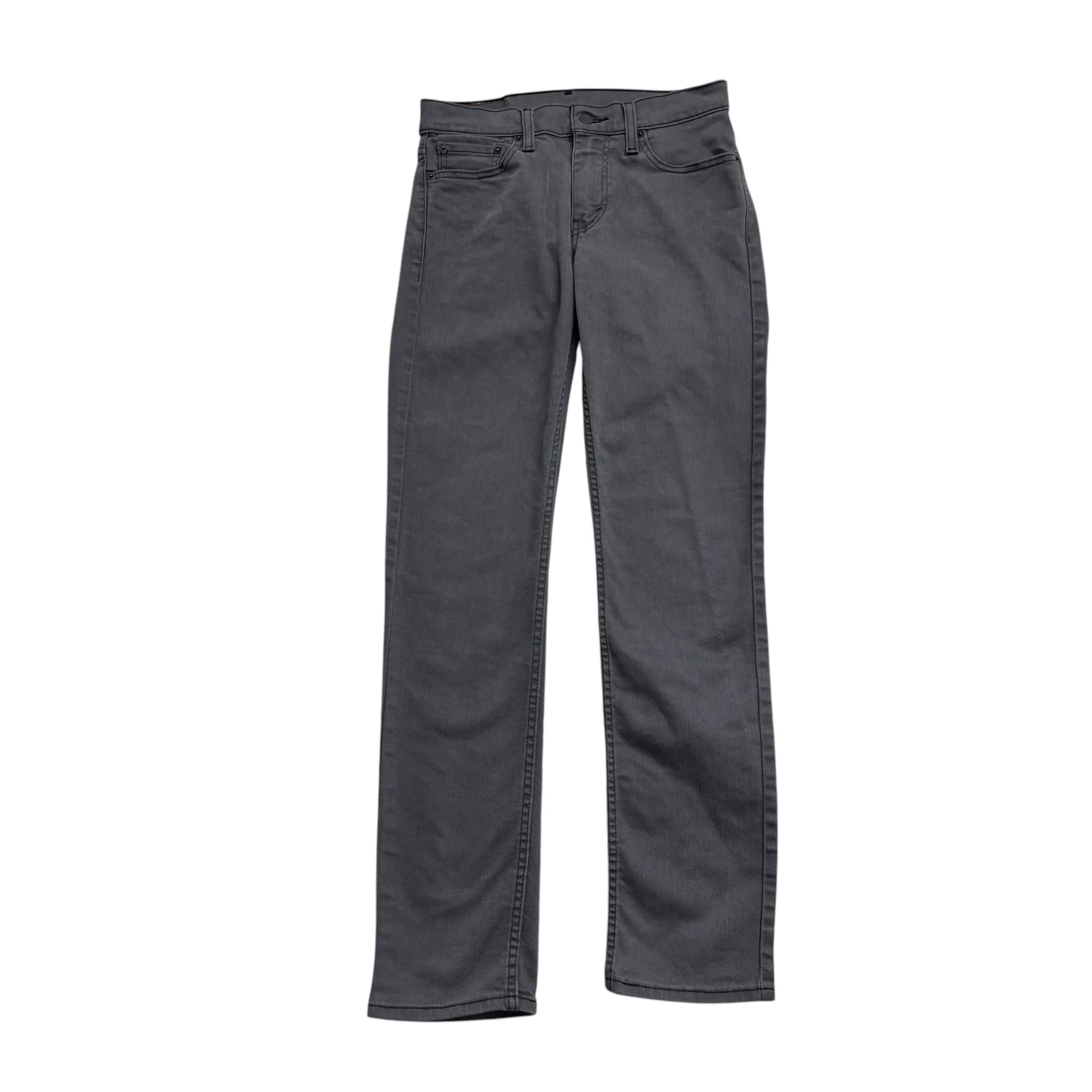 Levis 511 Jeans W29 L32 Mens Grey Slim Fit Stretch Denim (E)