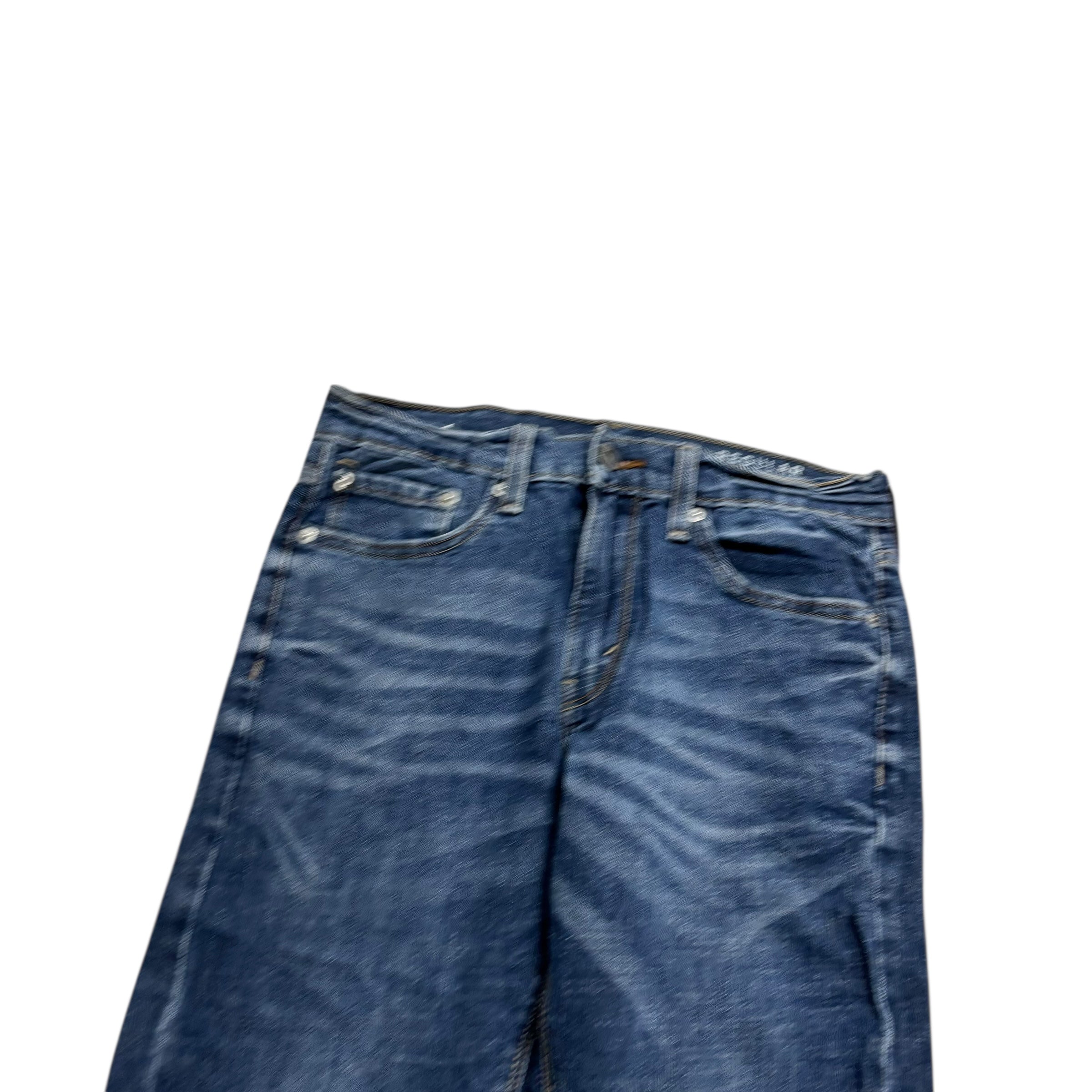 Levis Denizen Jeans W29 L31 Mens Mid Blue Regular Tapered Fit Stretch Denim
