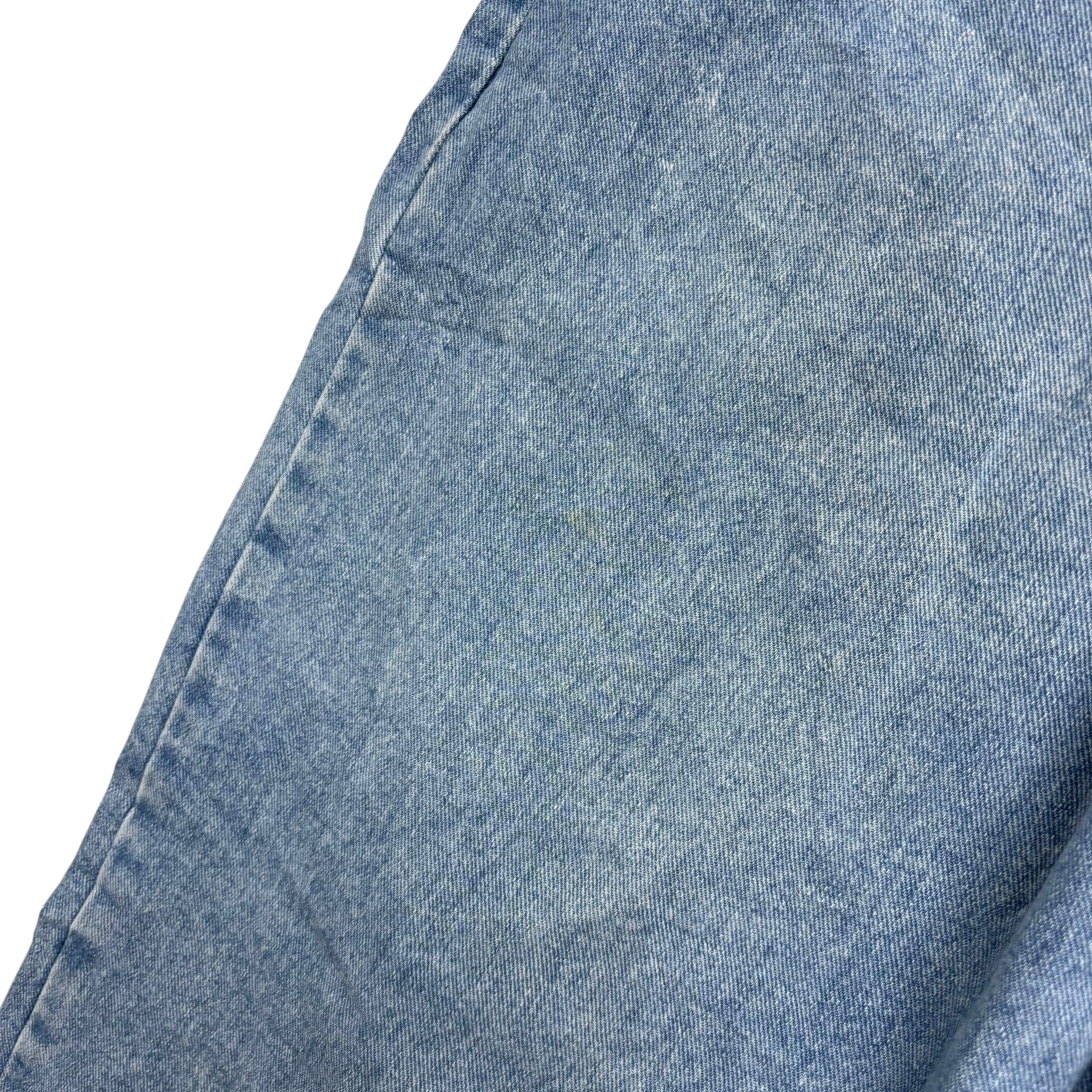 Wrangler Jeans W42 L32 Mens Light Blue Relaxed Straight Fit Vintage Denim (F)