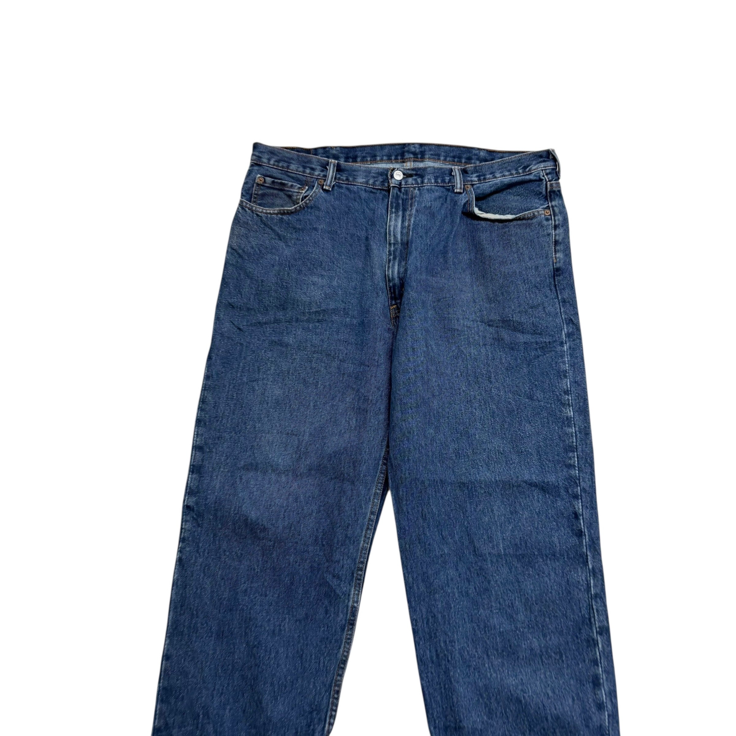Levis 550 Jeans W40 L32 Mens Mid Blue Baggy Relaxed Straight Fit Denim (E)