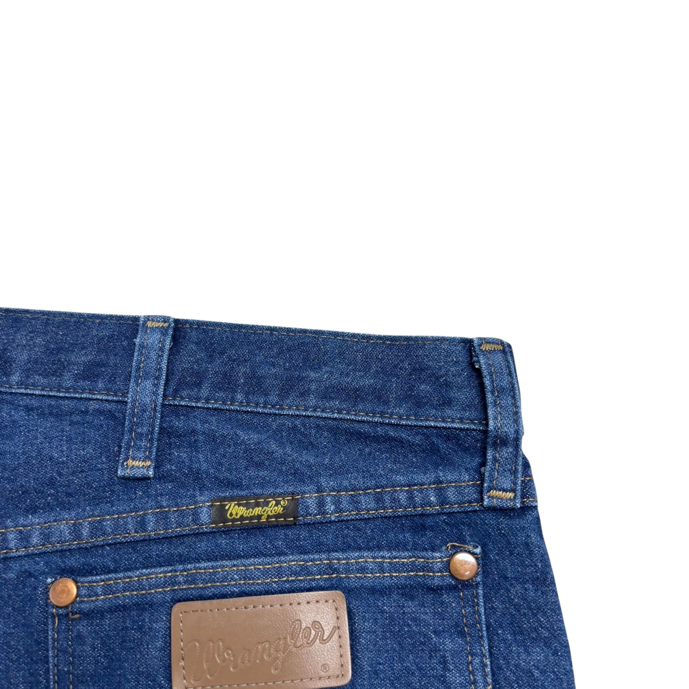 Wrangler Jeans Cowboy Cut W40 L30 Mens Dark Blue 13MWZ Original Fit Denim