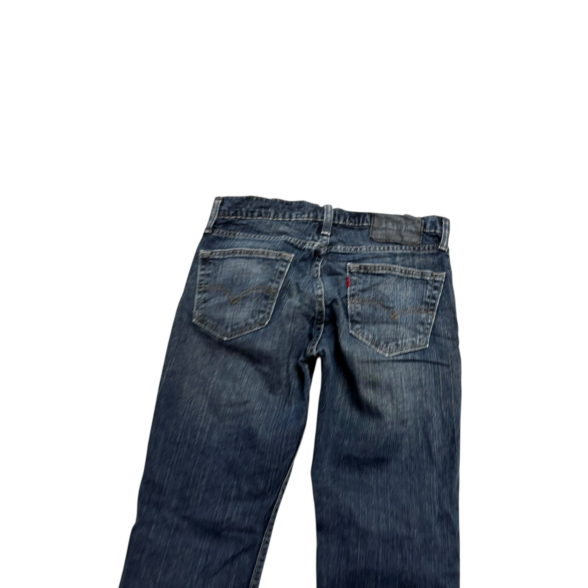 Levis 511 Jeans W30 L32 Mens Dark Blue Slim Fit Stretch Denim (E)