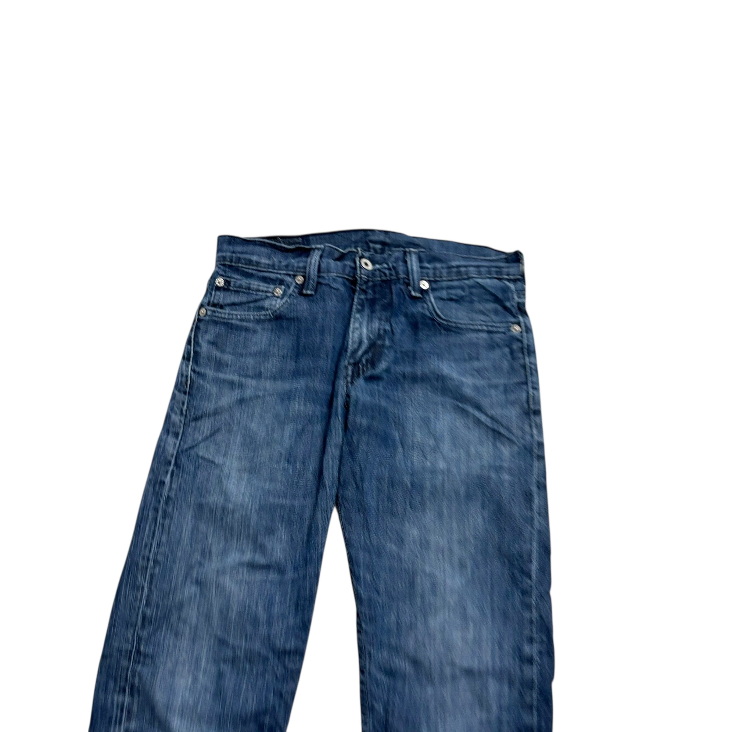 Levis 514 Jeans W30 L32 Mens Dark Blue Slim Straight Fit Stretch Denim