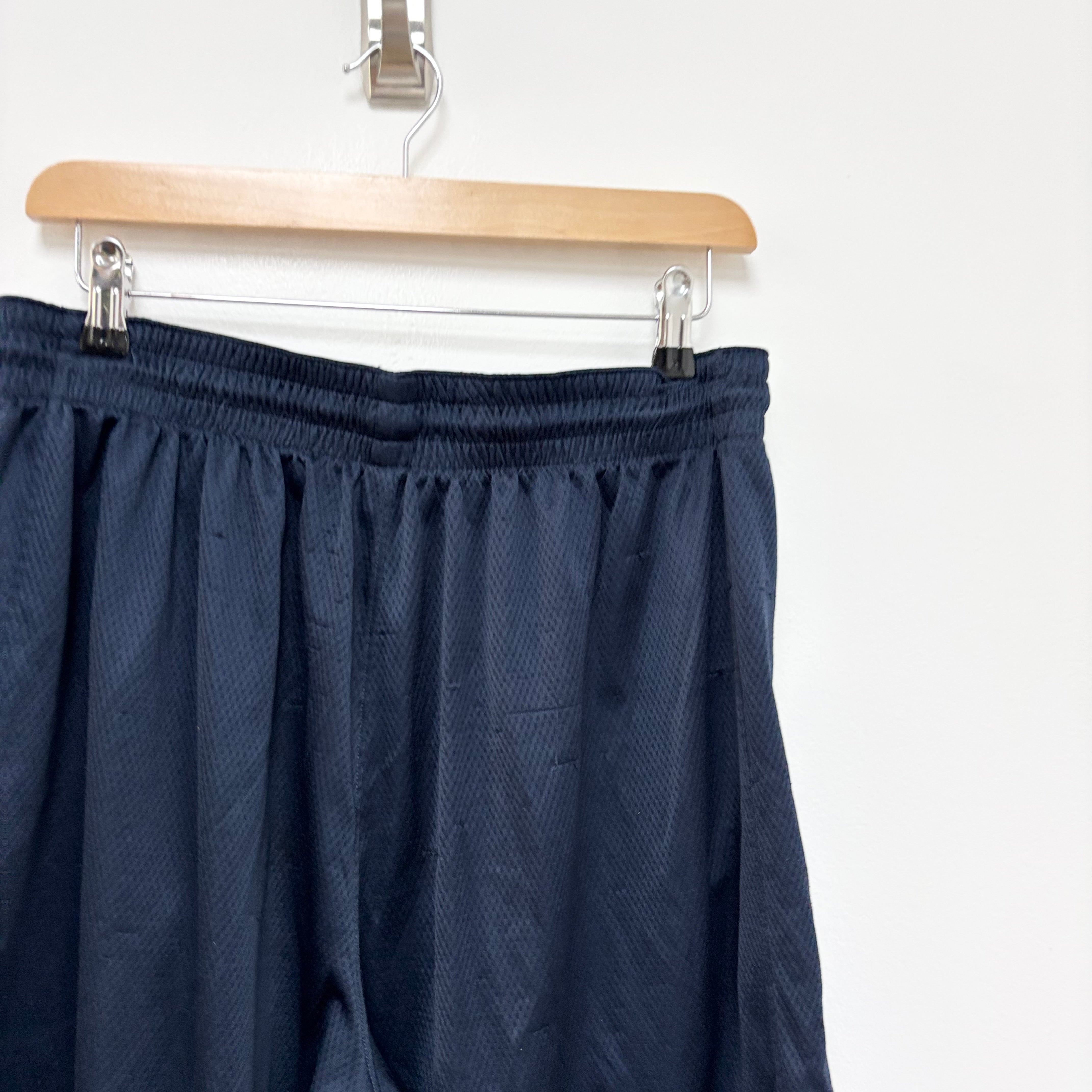 Nike Shorts Mens XL Navy Blue Dri Fit Running Sports Gym Athletic Pockets (F)