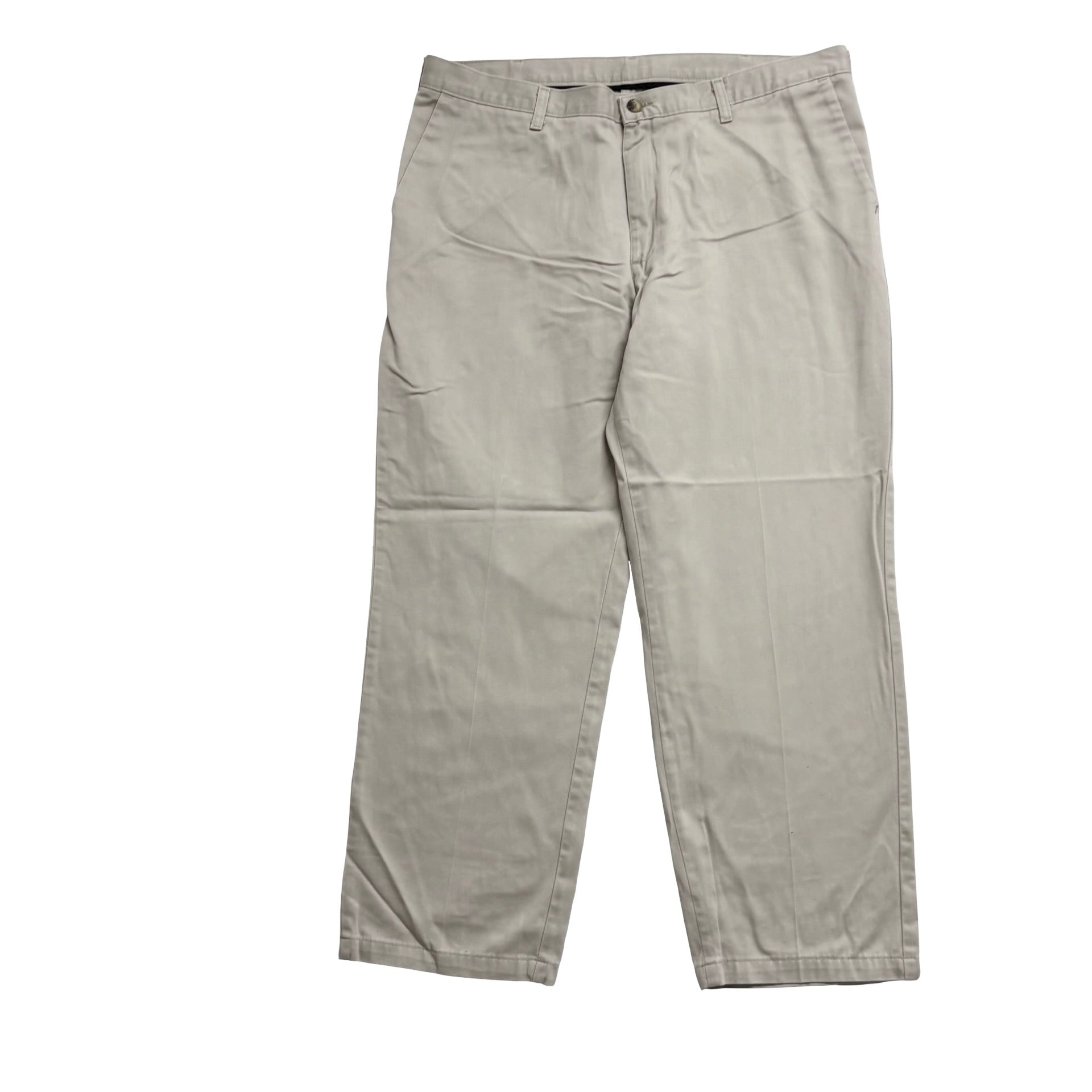 Lee Trousers W40 L30 Mens Beige Relaxed Straight Fit Vintage Pants (E)