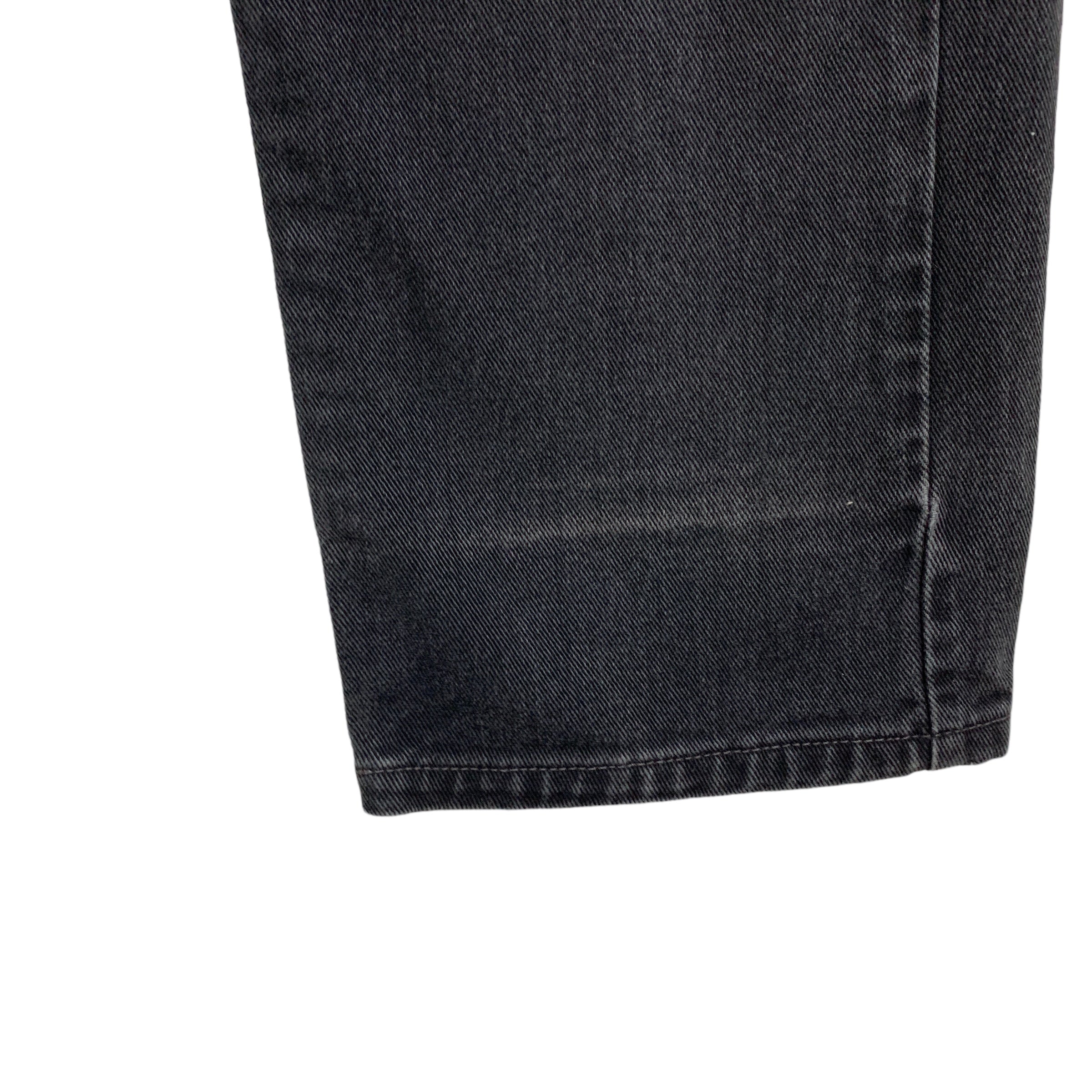 Levis 505 Jeans W32 L34 Mens USA Made Black Regular Straight Fit Vintage Denim