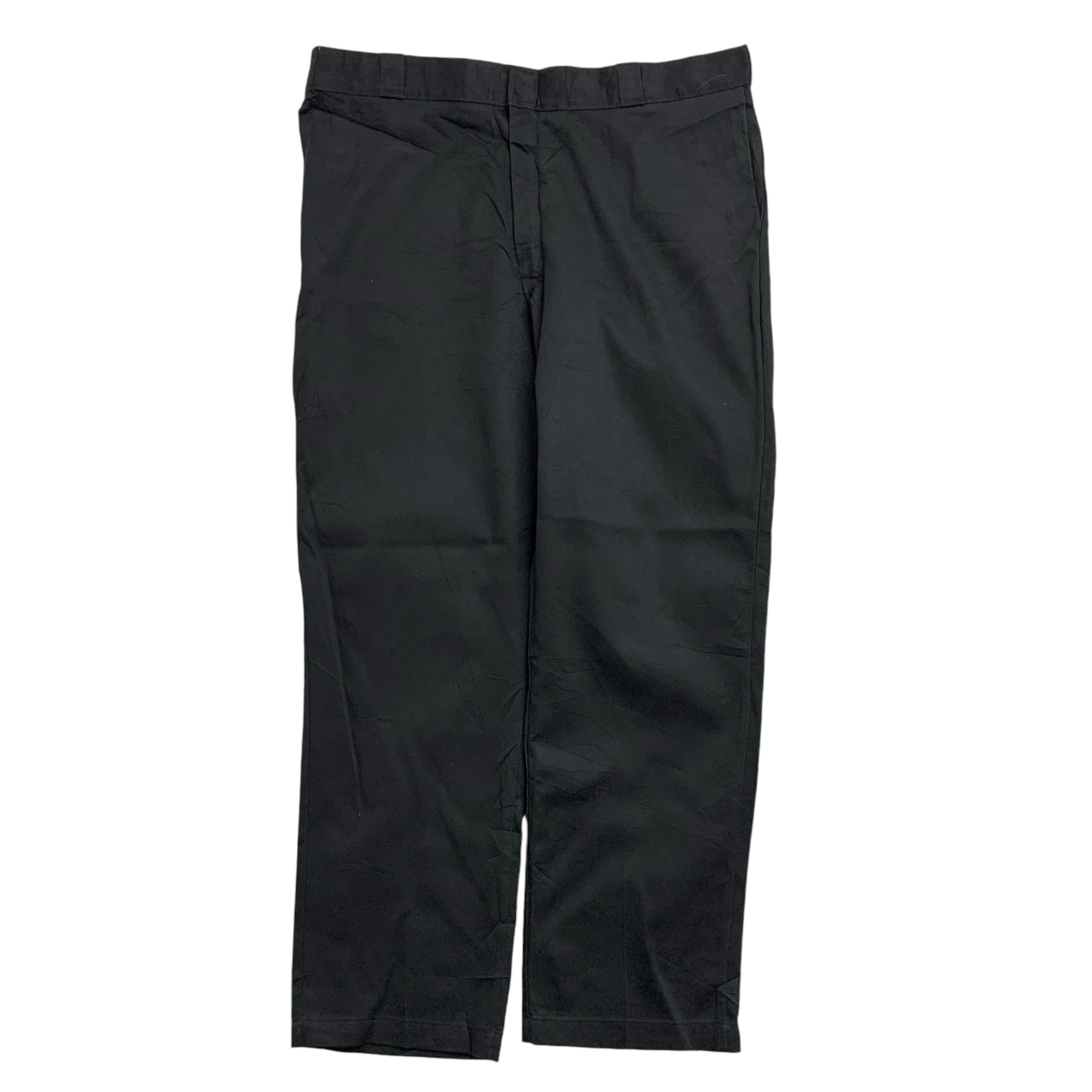 Dickies 874 Trousers W42 L32 Mens Black Pants Original Straight Fit Workwear