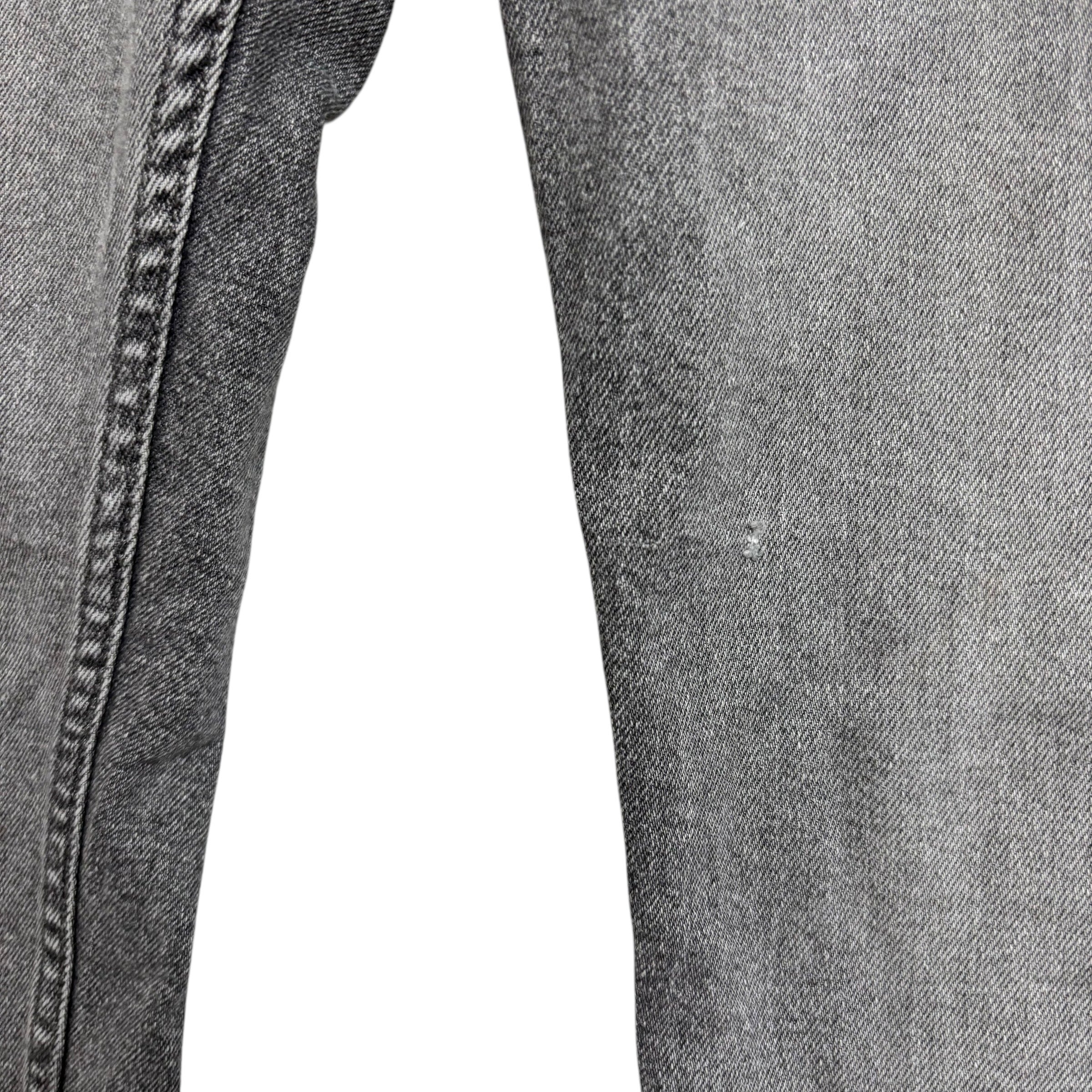 Levis 505 Jeans W32 L32 Mens Grey Regular Straight Fit Stretch Denim