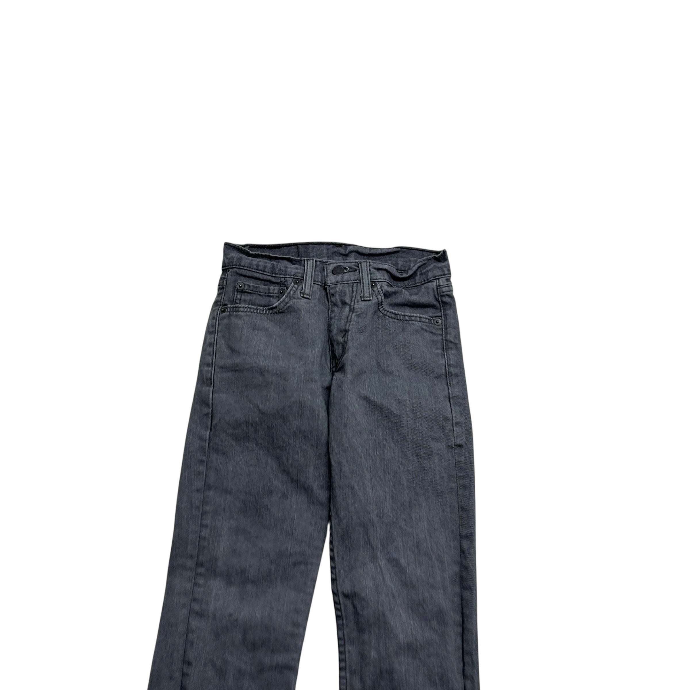 Levis 511 Jeans W26 L29 Mens Grey Slim Fit Stretch Denim (E)