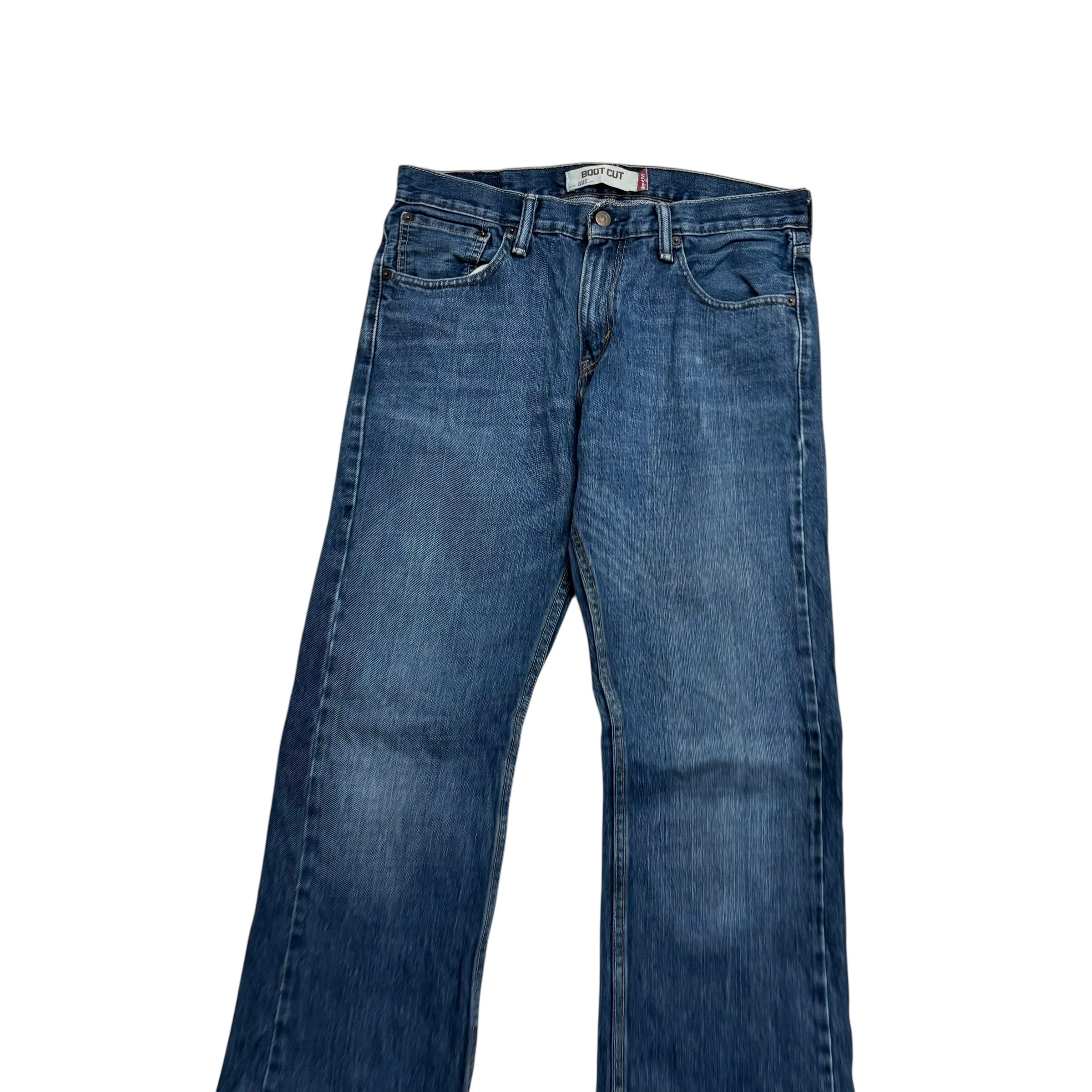 Levis 527 Jeans W32 L32 Mens Dark Blue Regular Bootcut Fit Vintage Denim