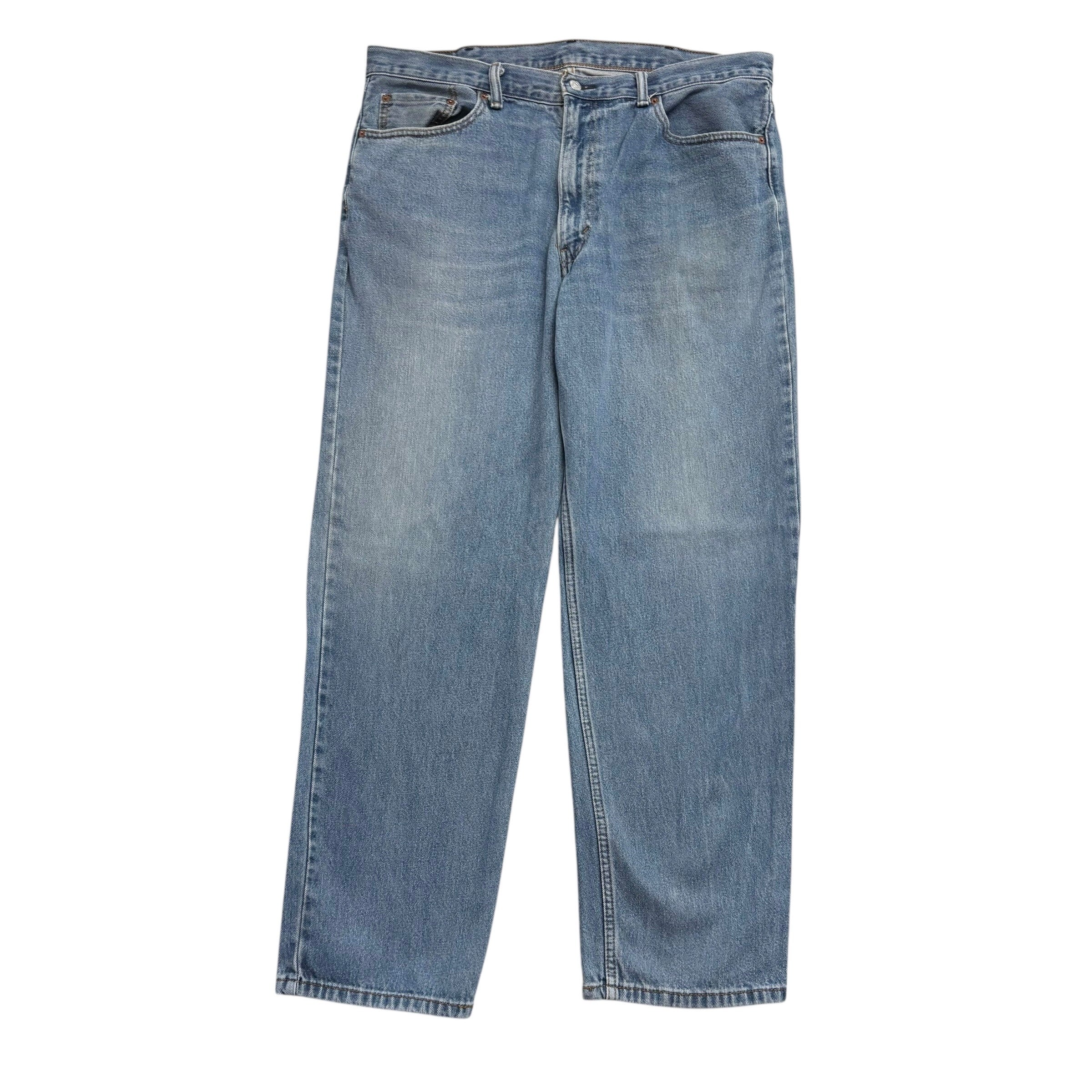 Levis 550 Jeans W40 L32 Mens Mid Blue Baggy Relaxed Straight Fit Vintage Denim