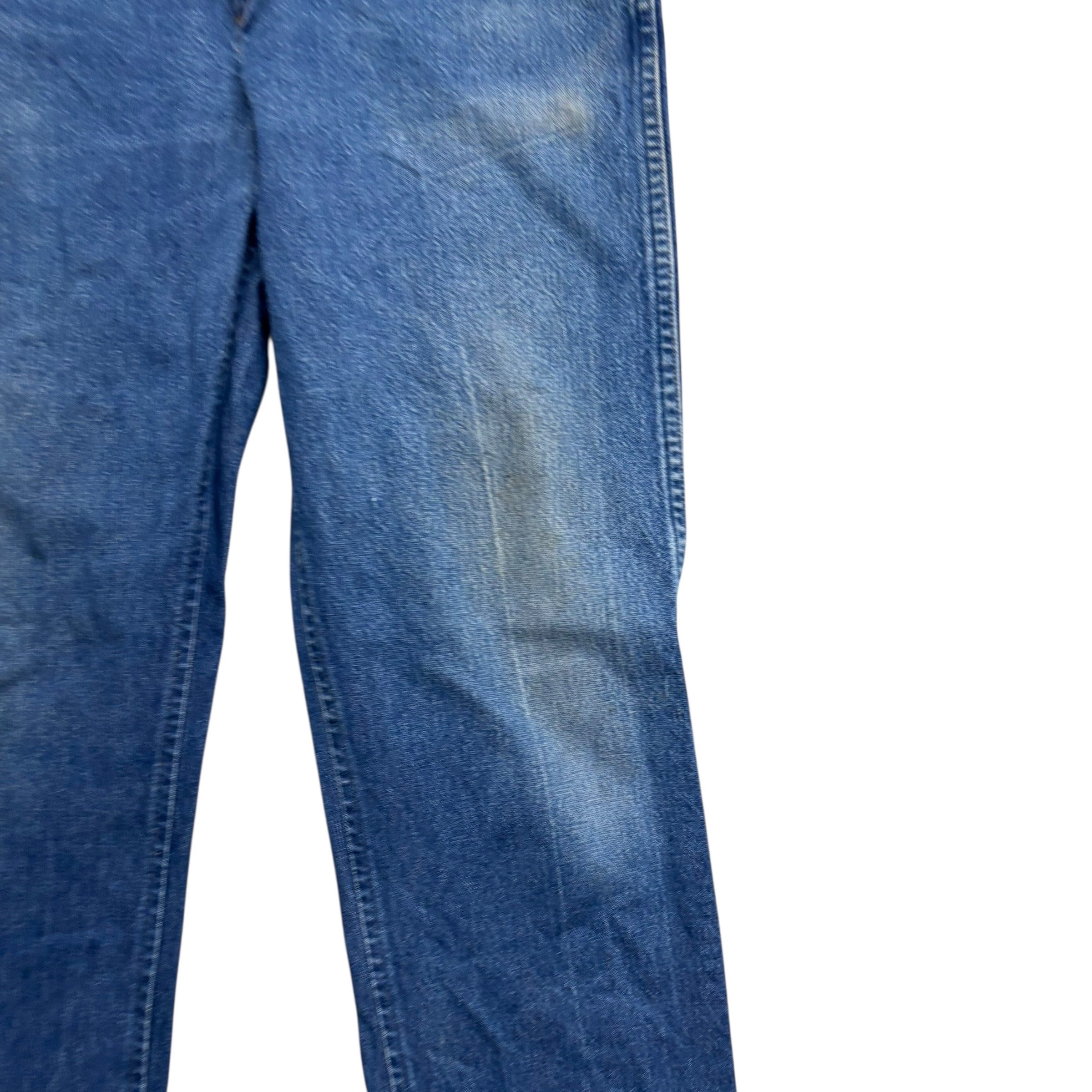 Wrangler Jeans Cowboy Cut W32 L34 Mens Mid Blue 47MWZ Original Fit Denim