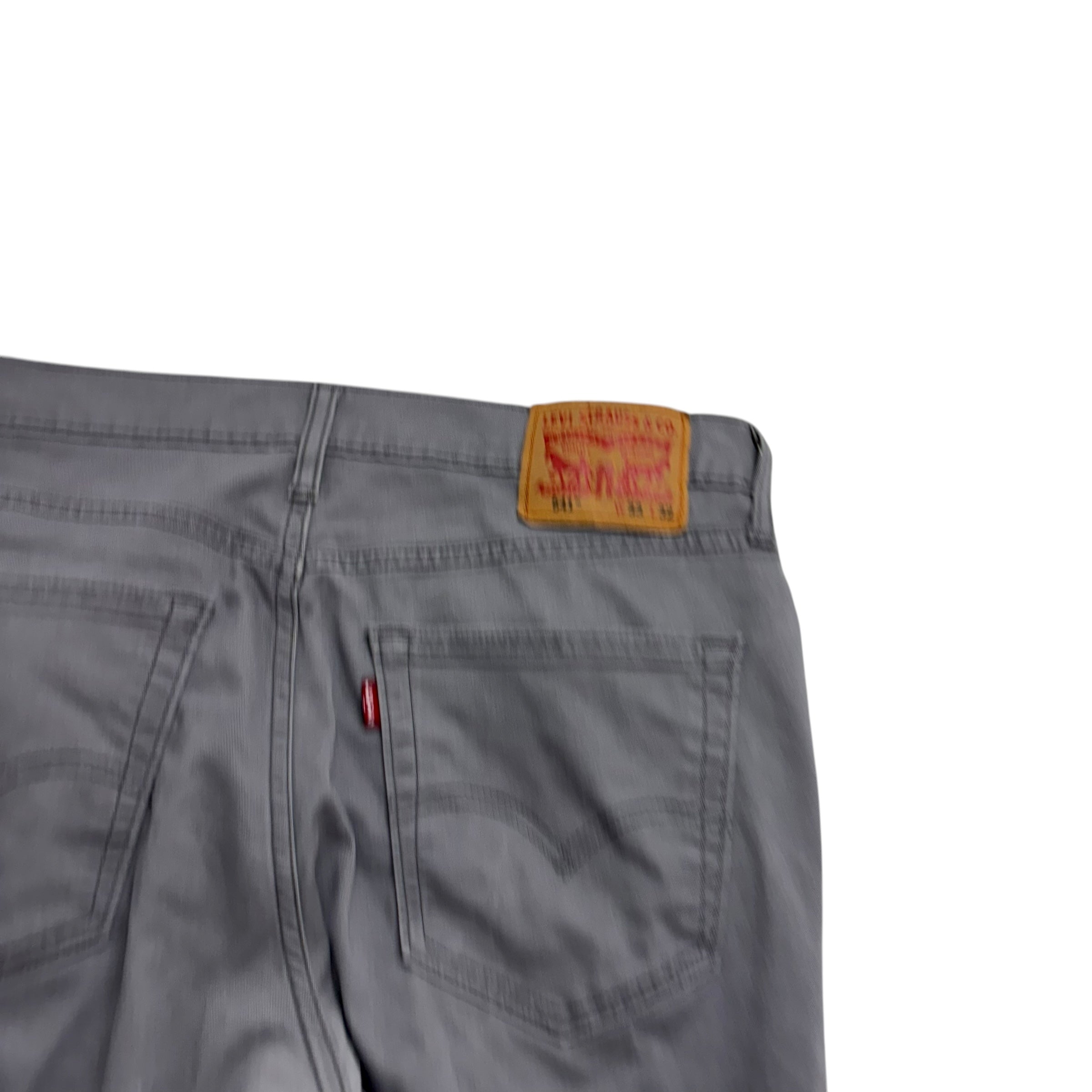 Levis 541 Trousers W33 L30 Mens Grey Athletic Tapered Fit Stretch Pants (F)