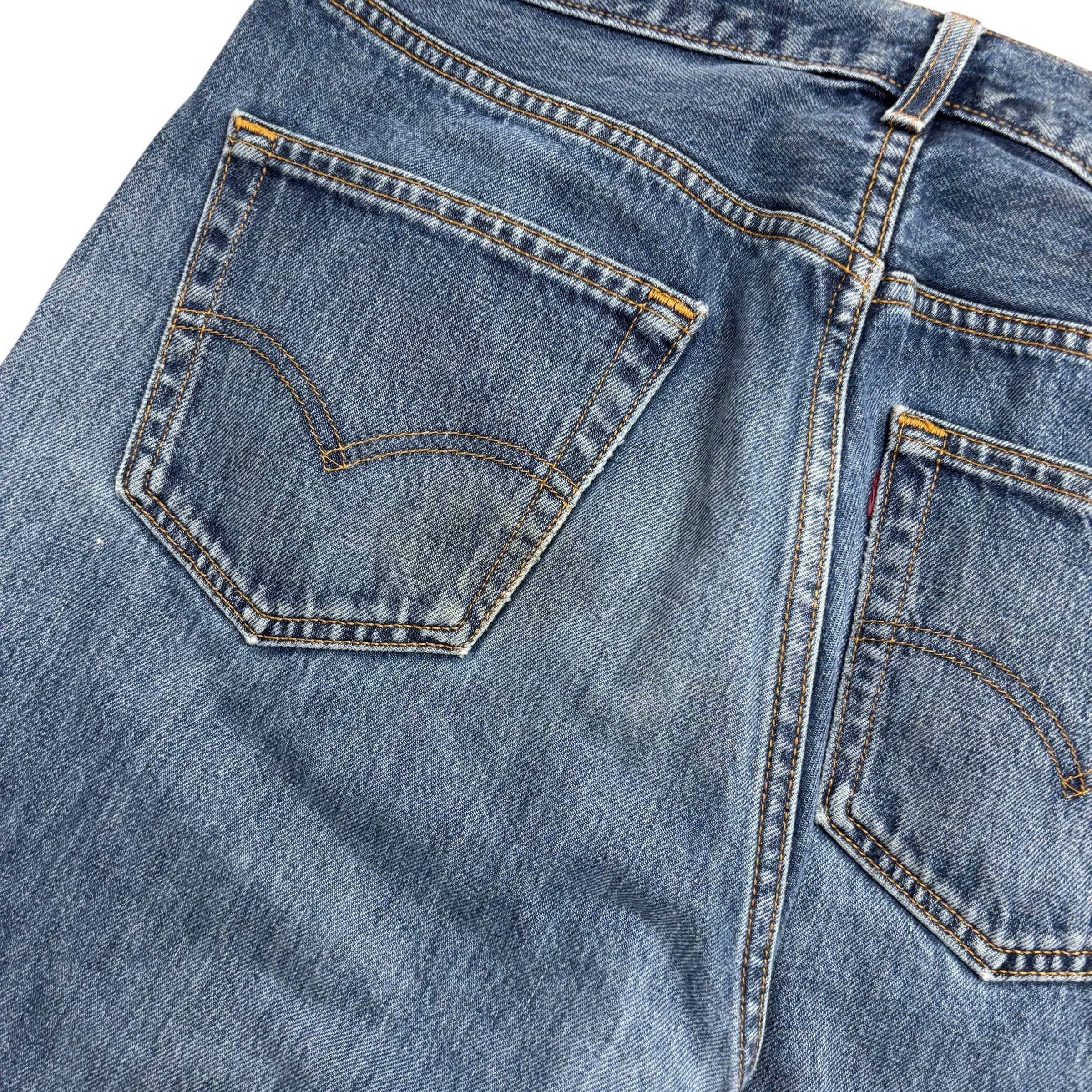 Levis 501 Jeans W33 L30 Mens Mid Blue Regular Straight Vintage 90s Made In USA