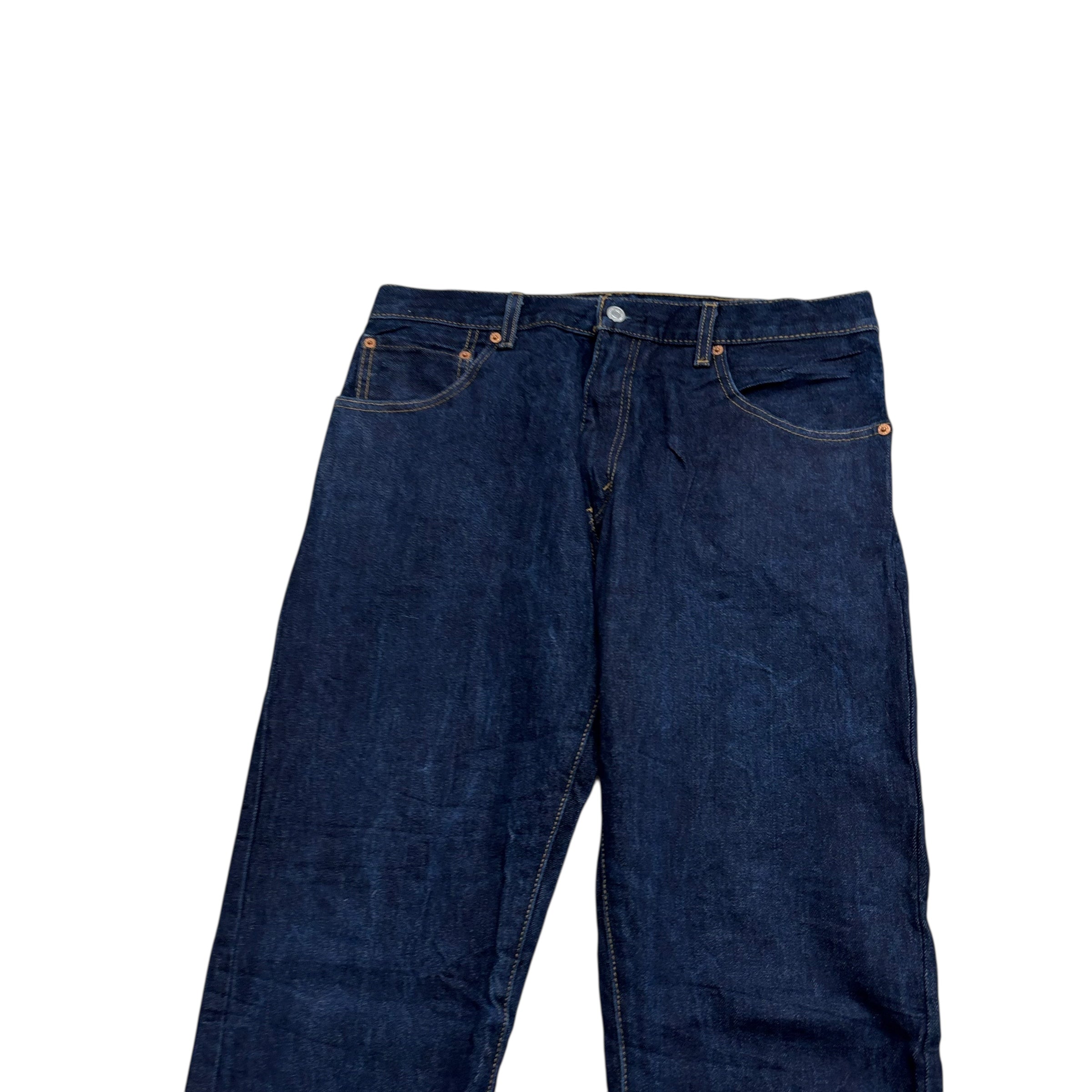 Levis 517 Jeans W34 L36 Mens Dark Blue Regular Bootcut Fit Denim (E)