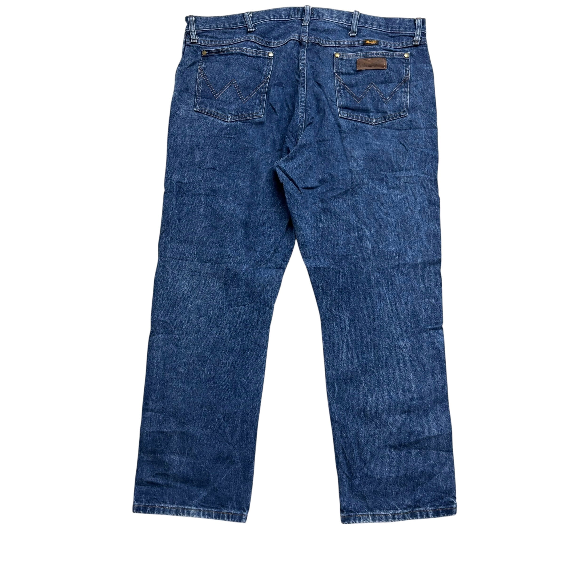 Wrangler Jeans Cowboy Cut W42 L30 Mens Mid Blue 47MWZ Original Fit Denim (E)