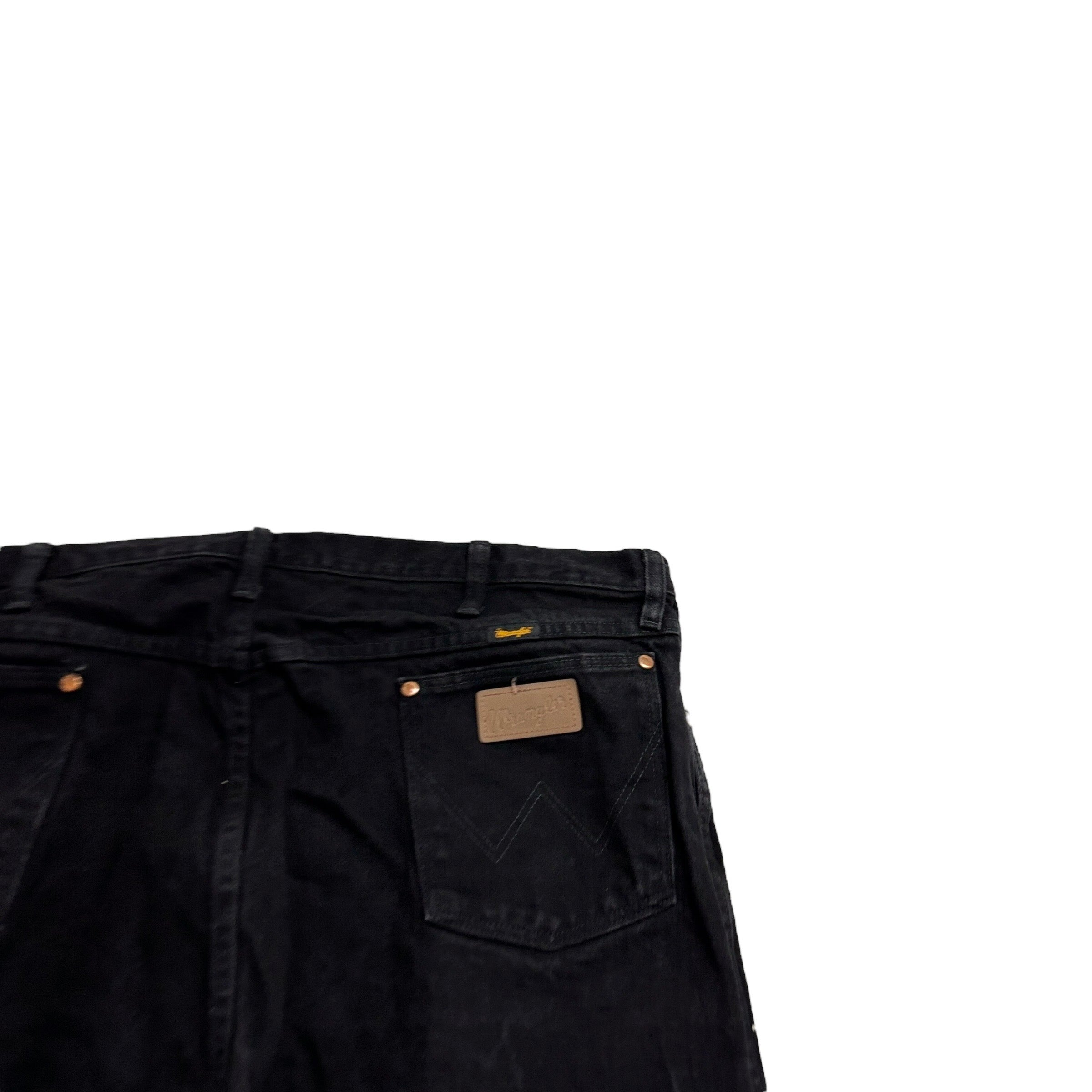 Wrangler Jeans Cowboy Cut W42 L32 Mens Black 13MWZ Original Fit Denim (E)
