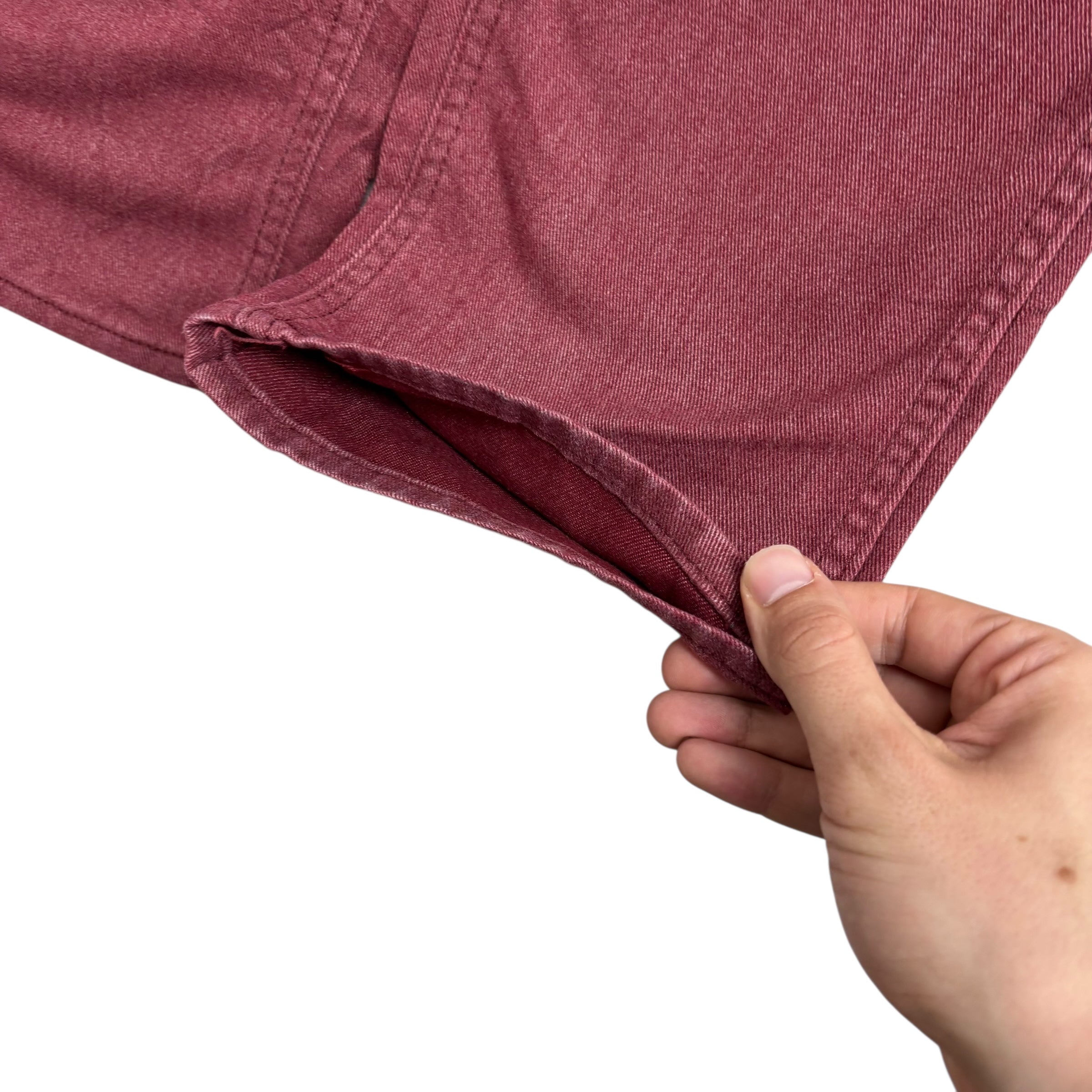 Levis 541 Trousers W31 L29 Mens Red Athletic Tapered Fit Stretch Pants