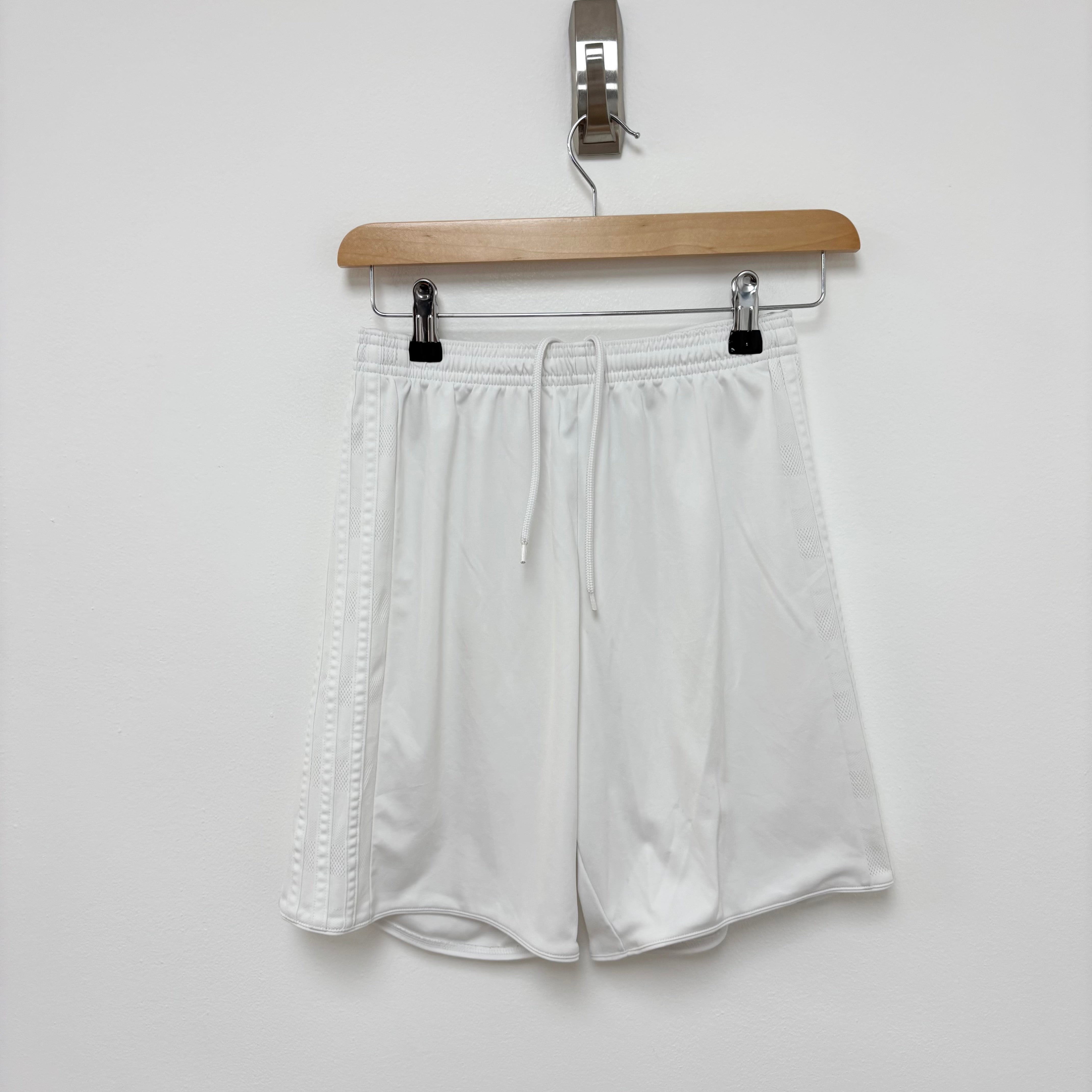 Adidas Shorts Mens Small White Sports Running Gym Athletic