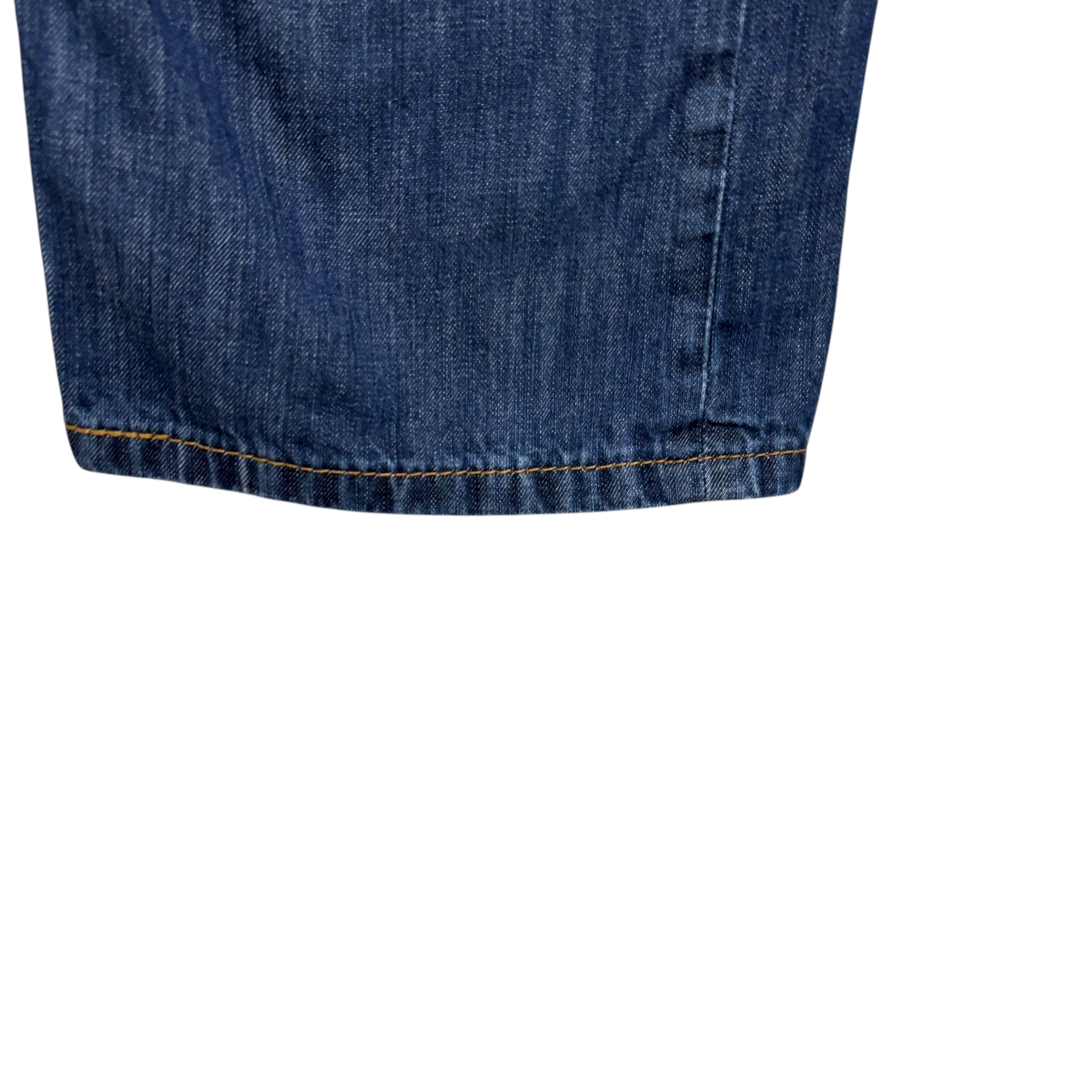 Levis 569 Jeans W33 L29 Mens Dark Blue Baggy Relaxed Straight Fit Denim (E)