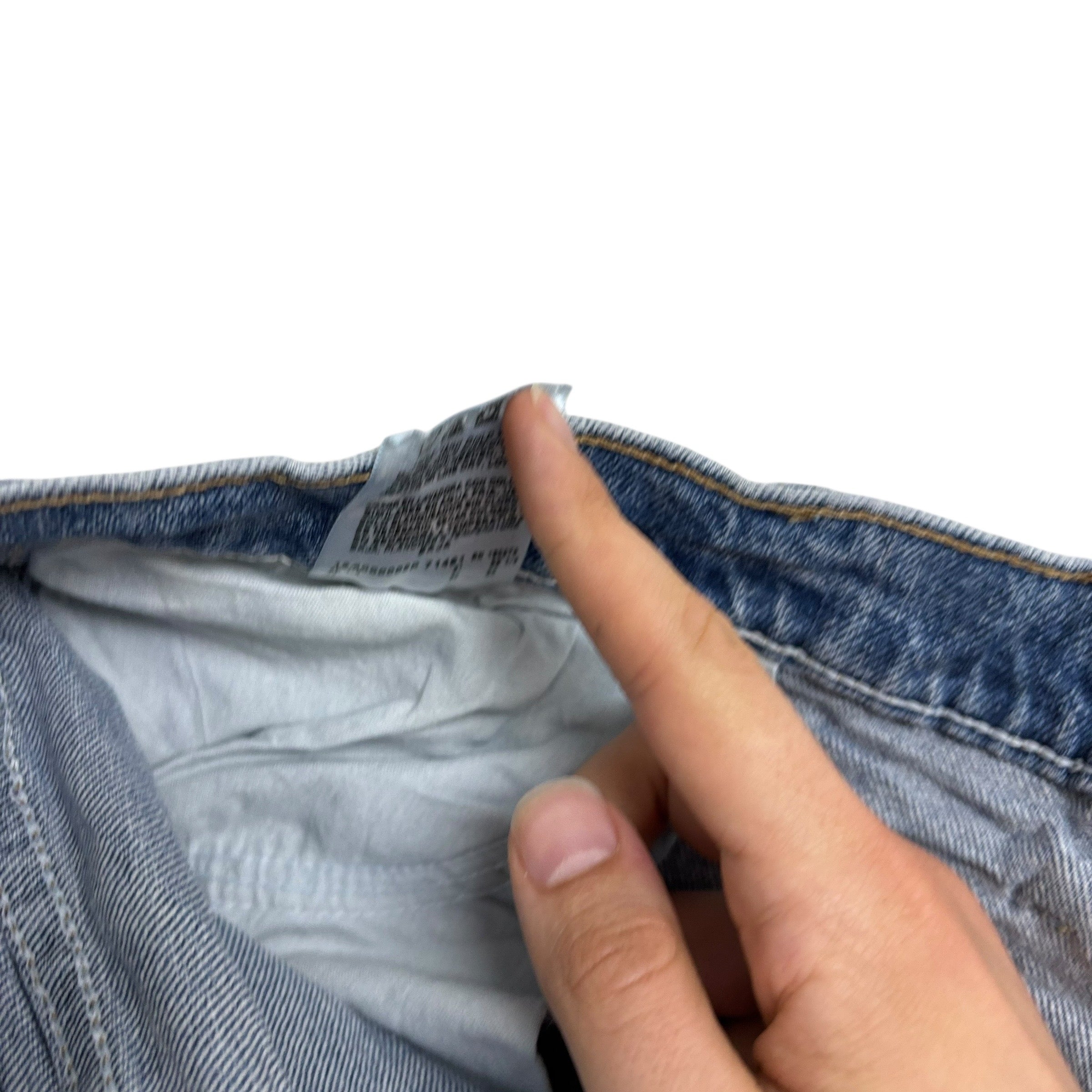 Wrangler Jeans W44 L30 Mens Mid Blue Regular Straight Fit Stretch Denim (E)