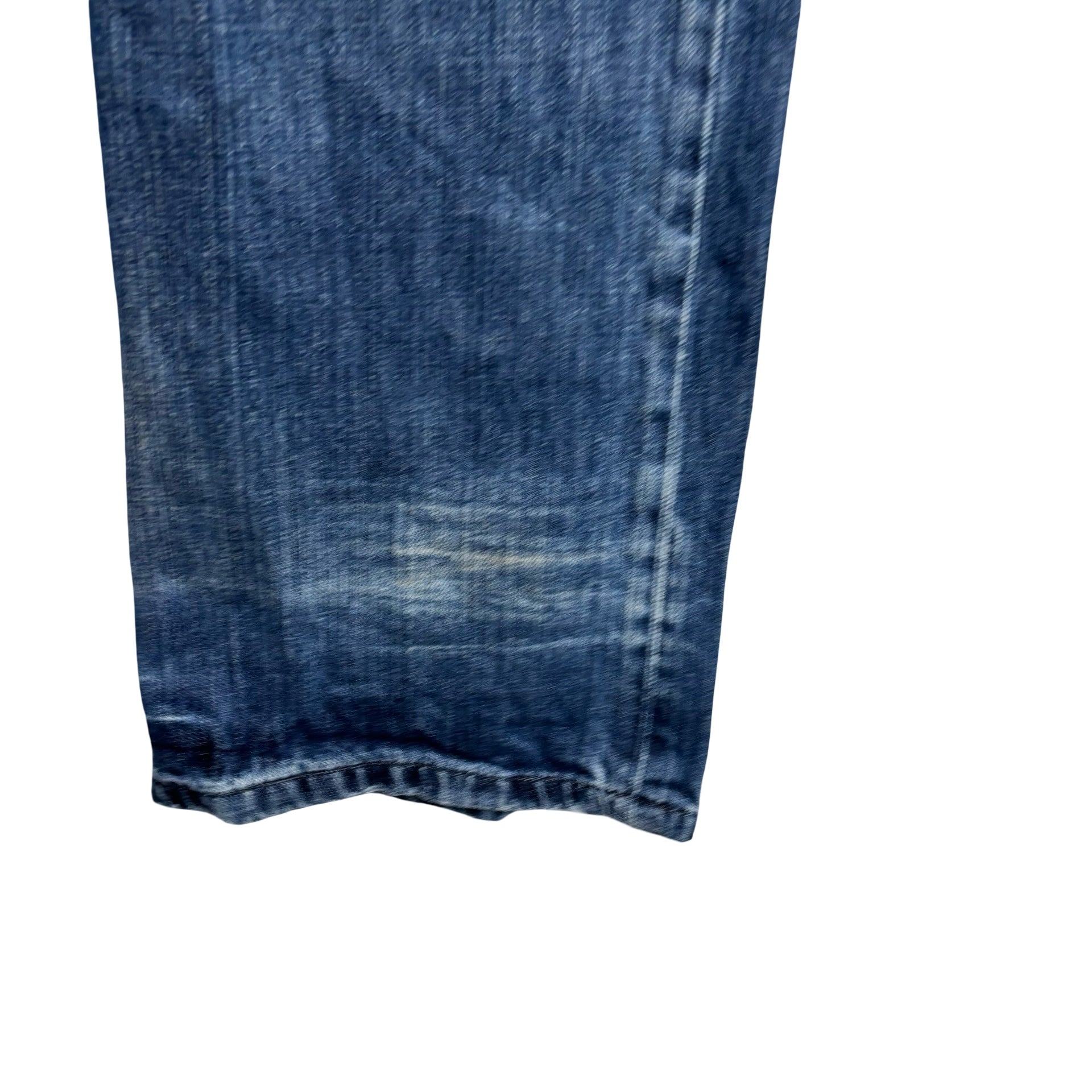G Star 3301 Straight Jeans W34 L34 Mens Mid Blue Regular Fit Denim