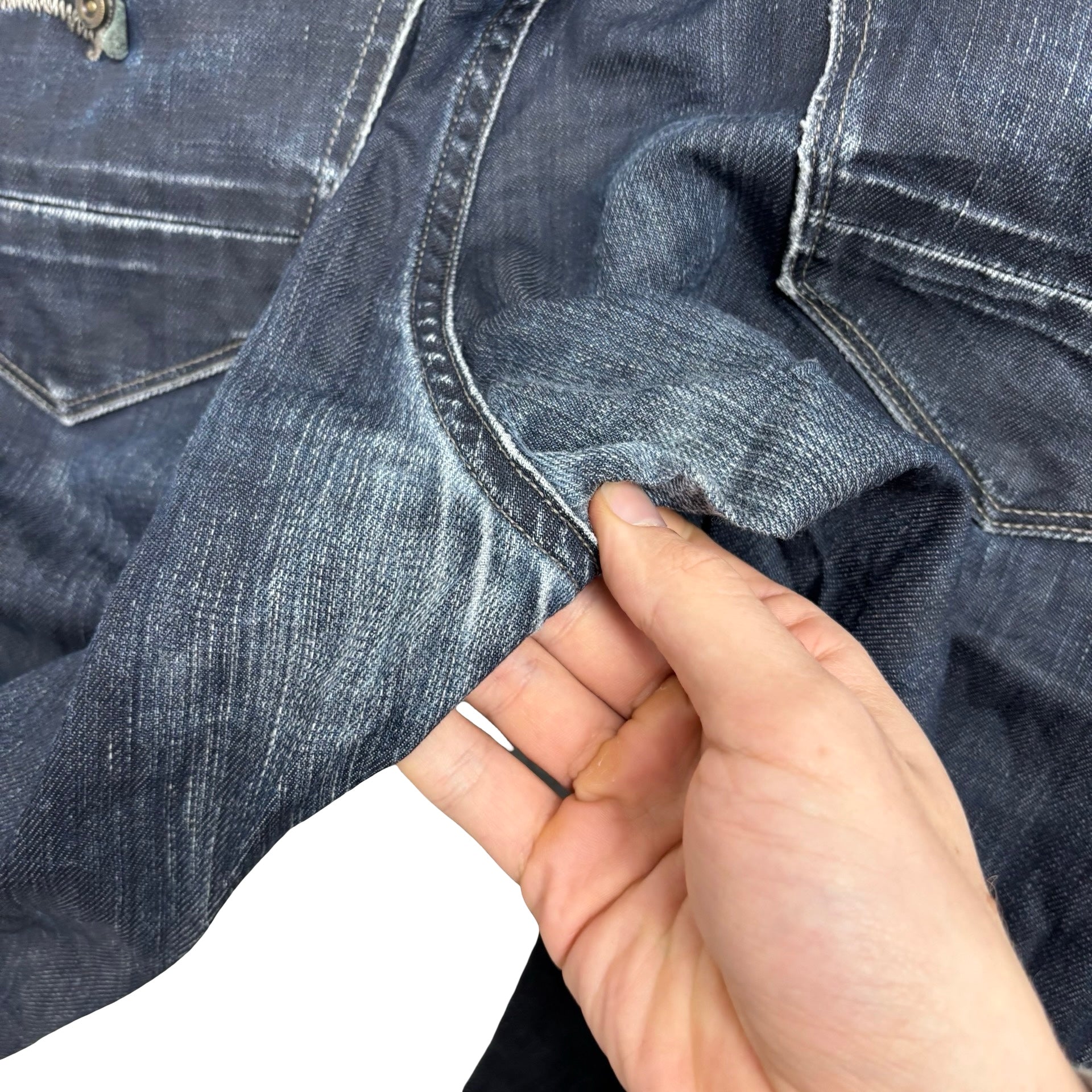 G Star Raw Stable Slim Jeans W36 L34 Mens Dark Blue Denim